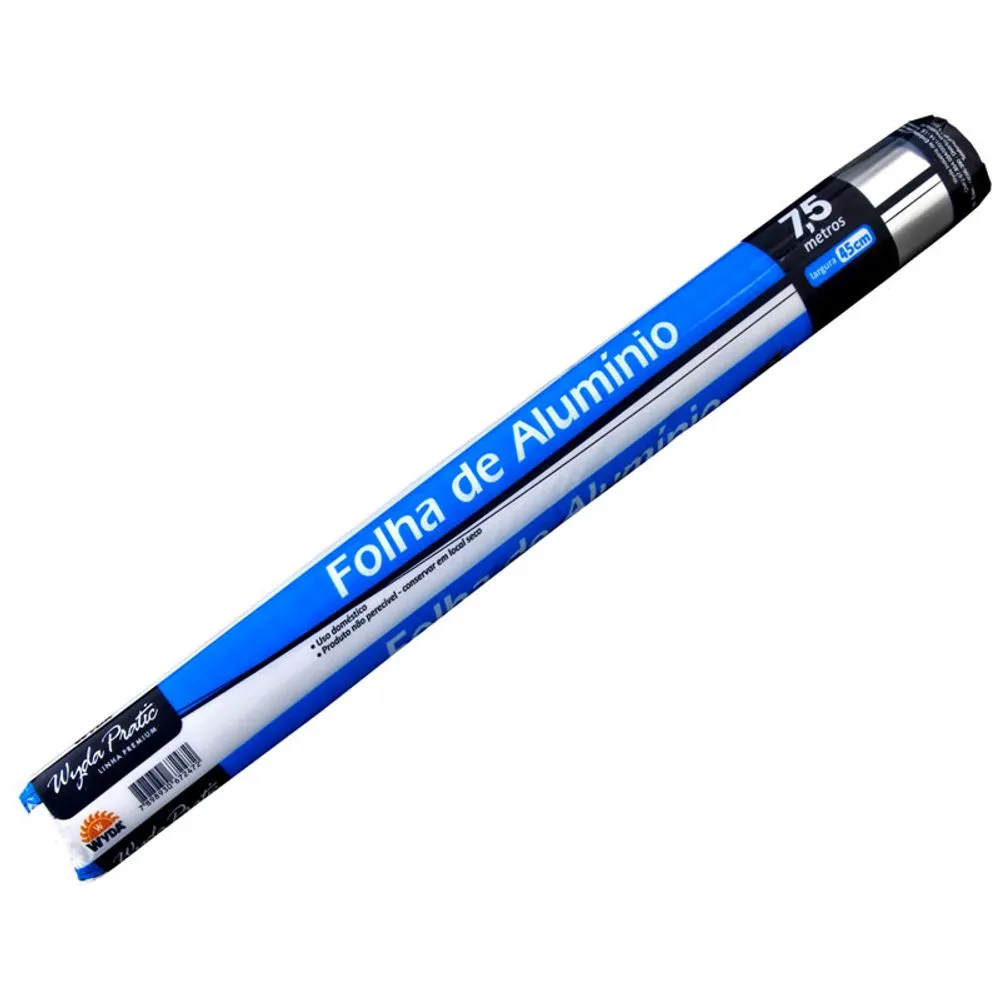 Castro Naves - FOLHA DE ALUMINIO ROLO 45CM x 7,5M - 71977 01