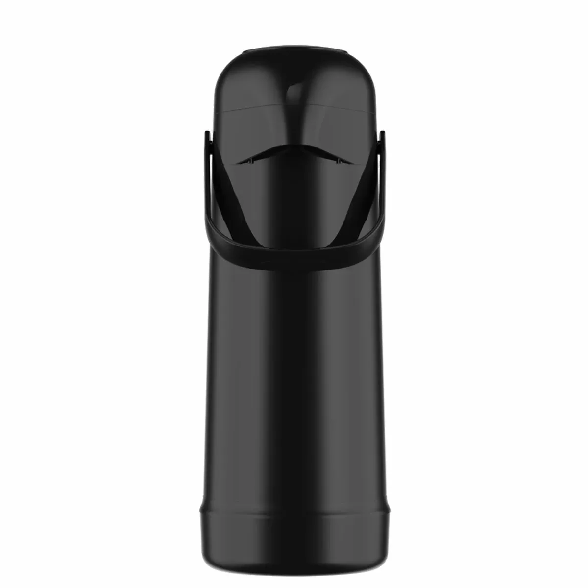 Garrafa Térmica Magic Pump cor Preto 1 Litro - Jato forte. Exclusivo sistema anti-pingos.