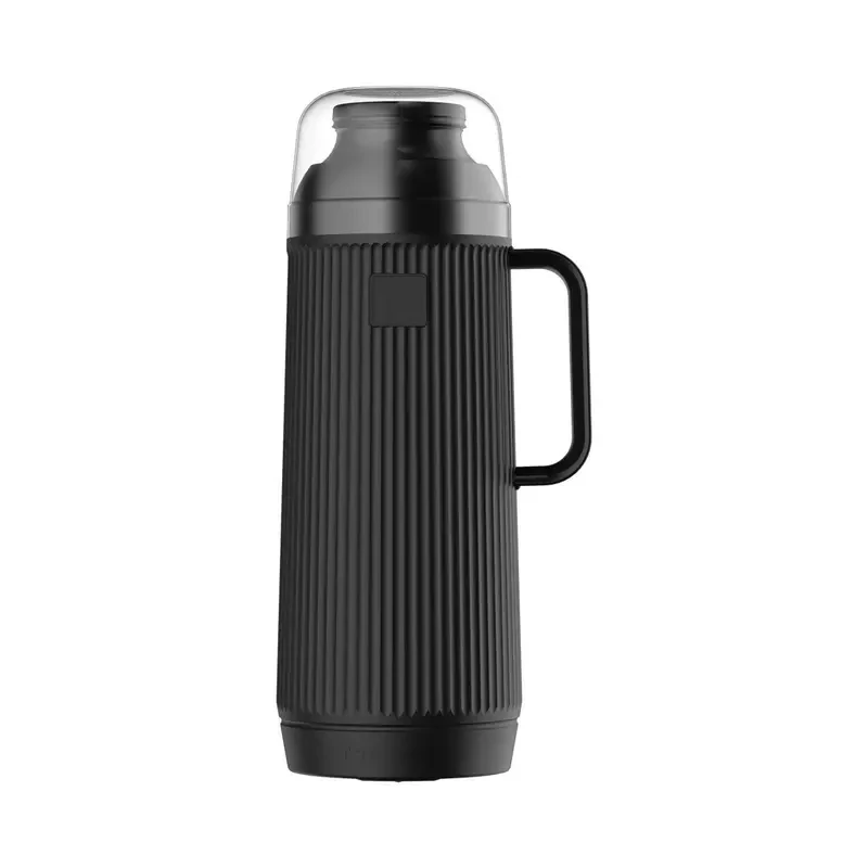 Castro Naves - GARRAFA TERMICA MUNDIAL ROLHA CLEAN PRETO 1L - 14694 01