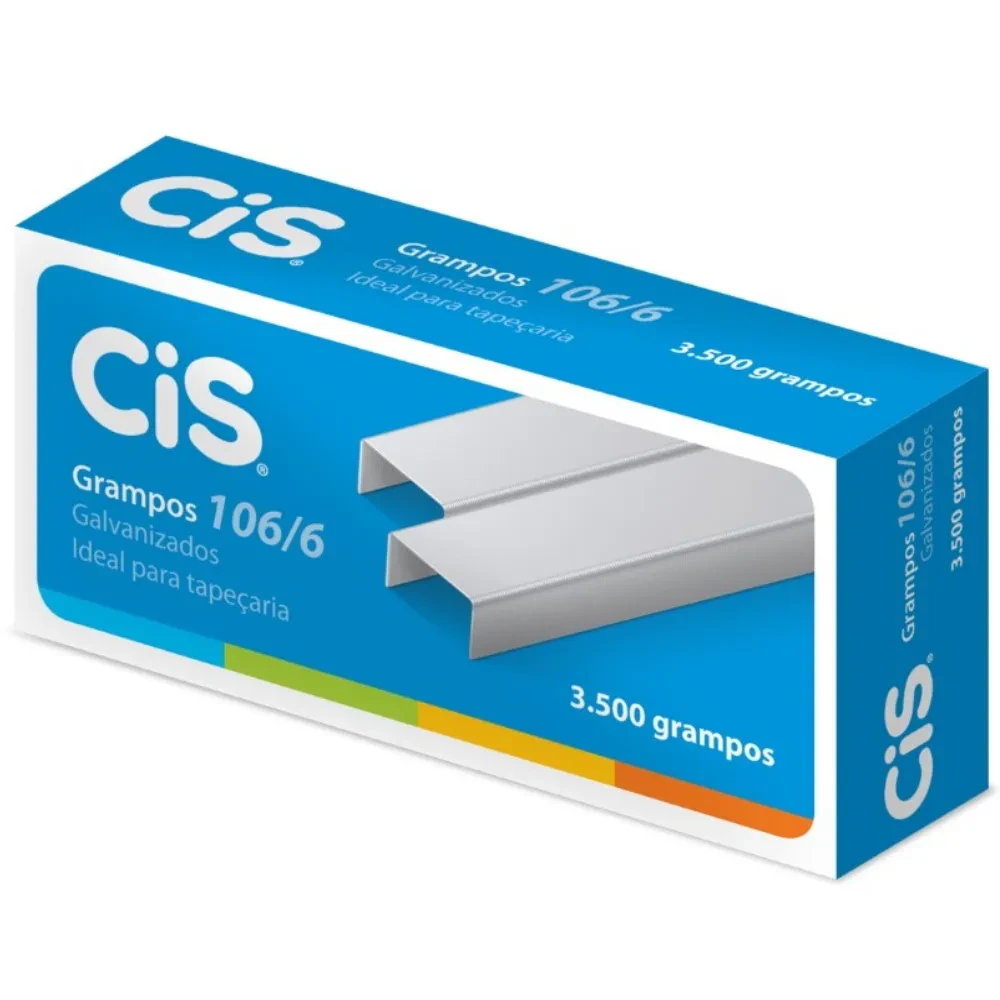 Castro Naves - GRAMPO 106/6 GALVANIZADO CX/3500 P/ TAPECEIRO - 14381 01