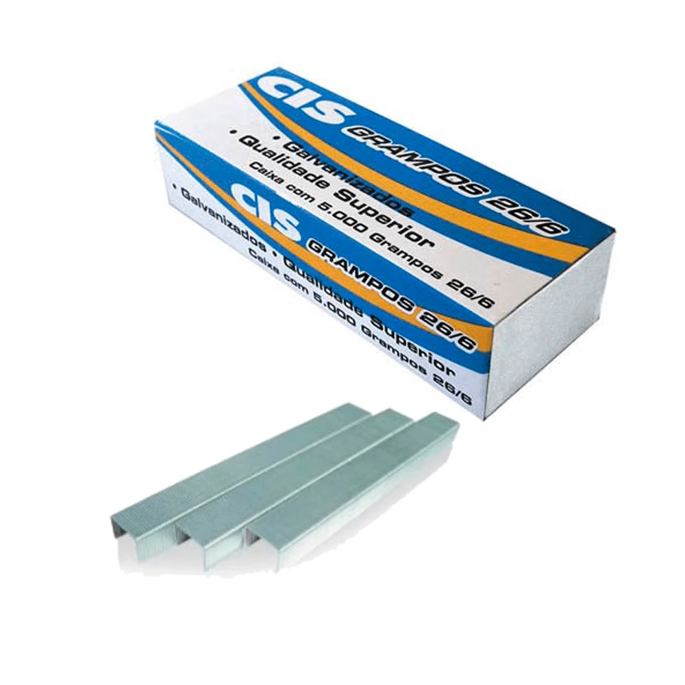 Castro Naves - GRAMPO 26/6 GALVANIZADO CX/5000 CIS  - 62083 01
