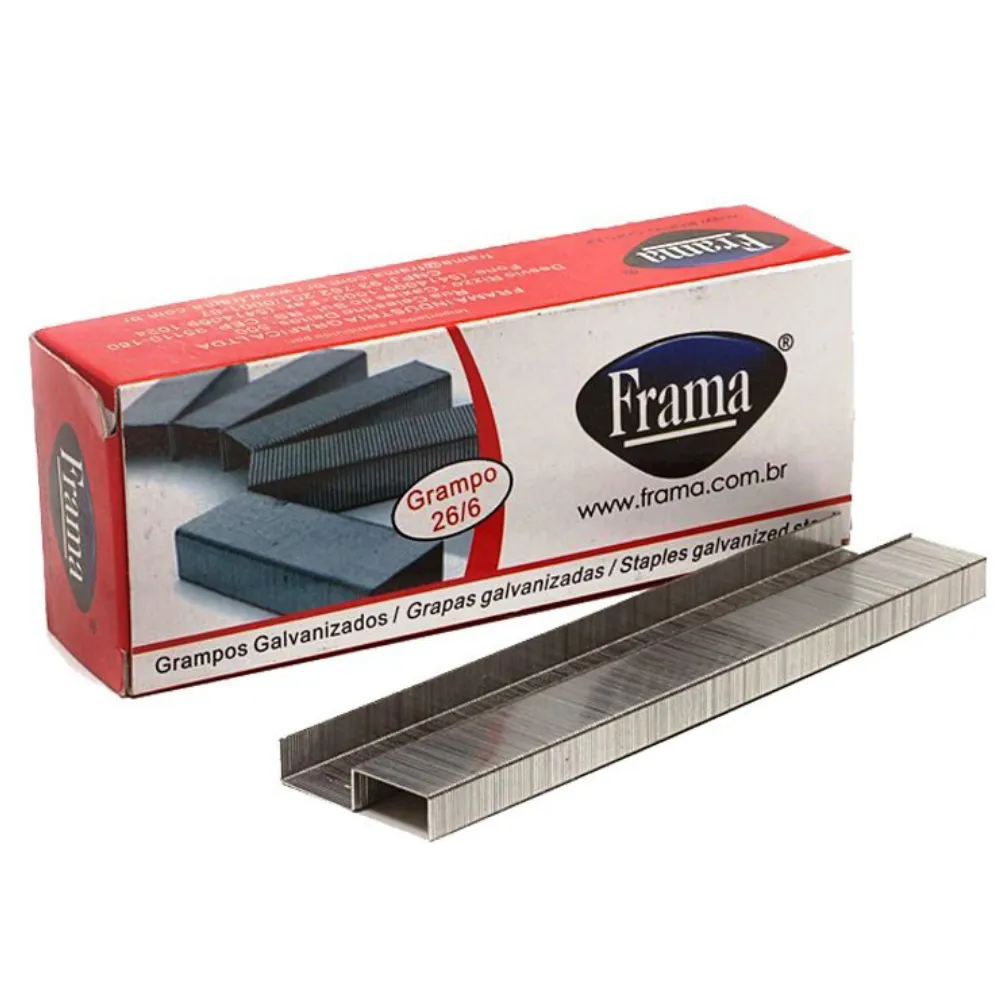 Castro Naves - GRAMPO 26/6 GALVANIZADO FRAMA Cx/5000 - 84962 01