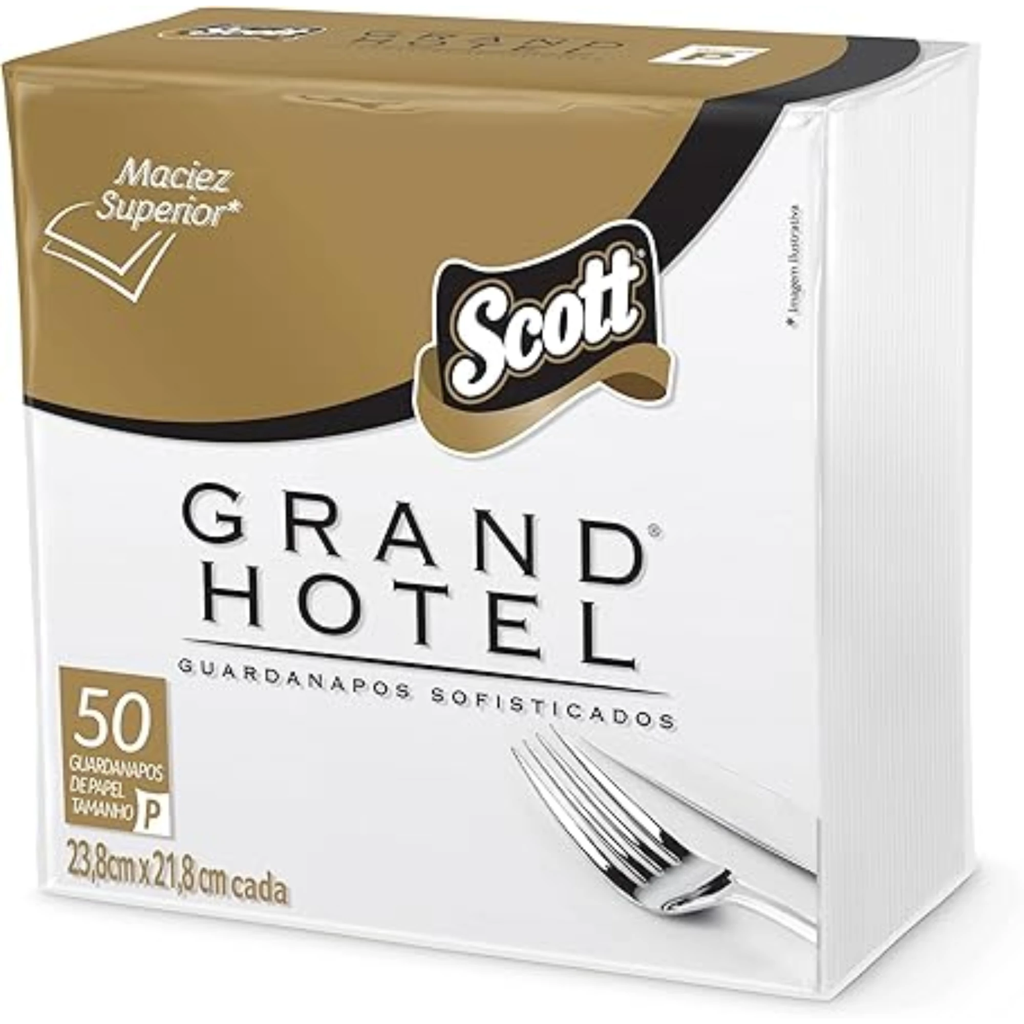 Castro Naves - GUARDANAPO FD PEQ. GRAND HOTEL PT/50 - 68593 01