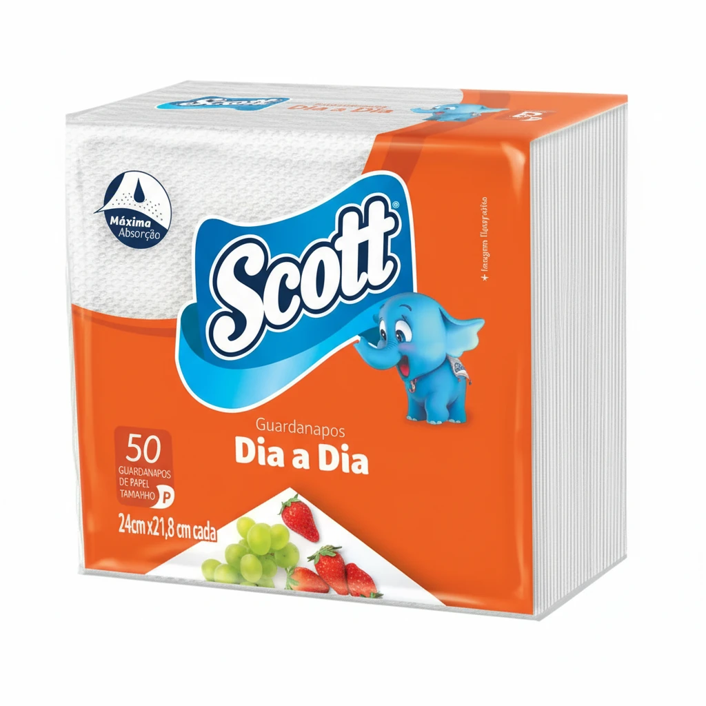 Castro Naves - GUARDANAPO FS GRANDE SCOTT PT/50 - 9443 01