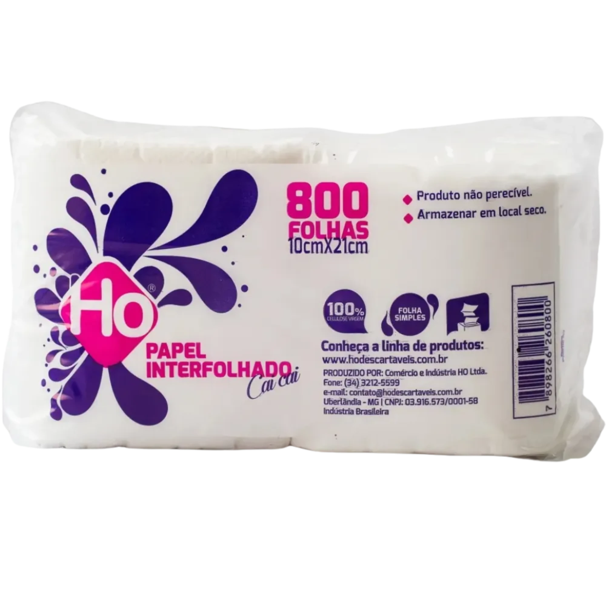 Castro Naves - GUARDANAPO FS INTERF. 10X21CM PT/800 - 105411 01