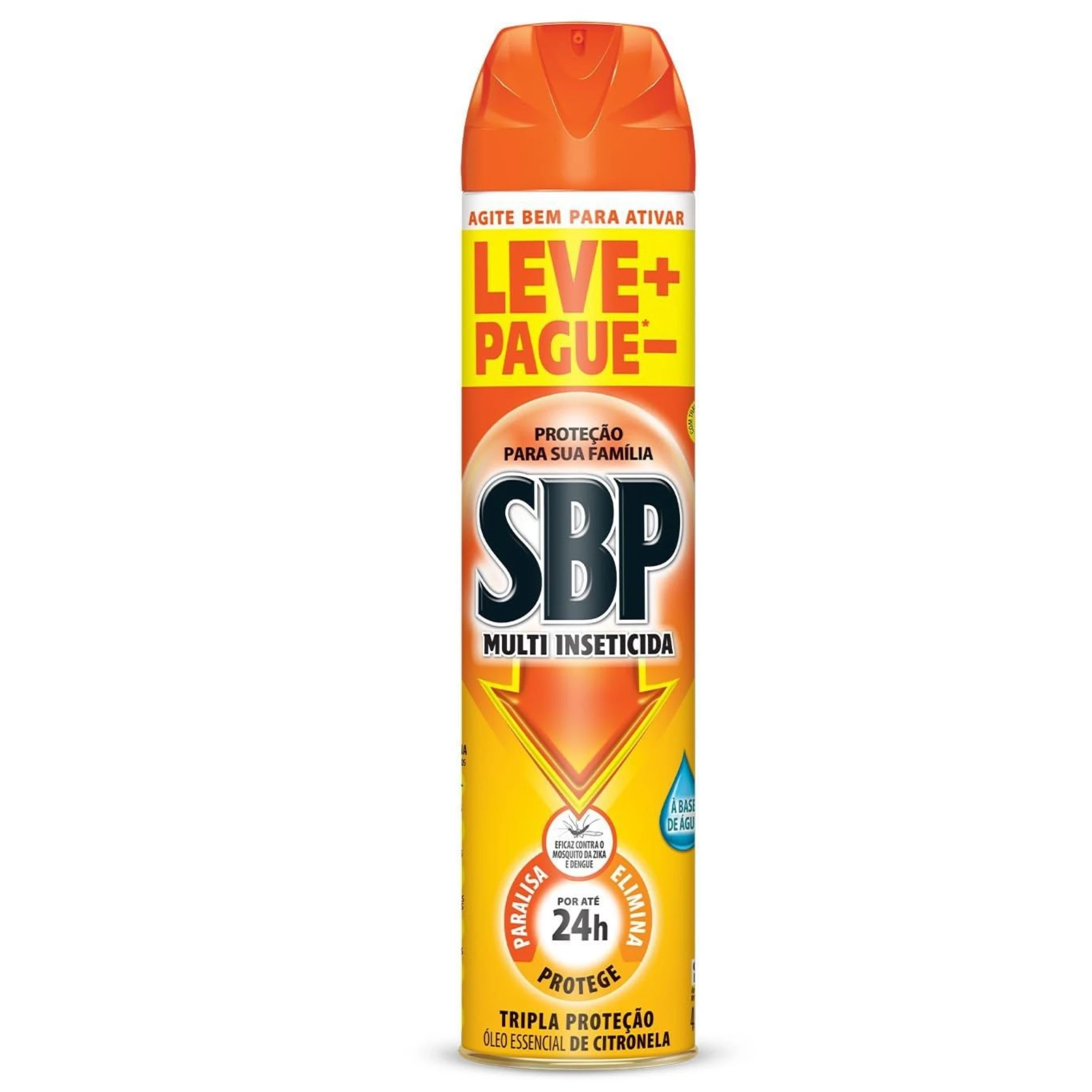Castro Naves - INSETICIDA AEROSSOL SBP CITRONELA 450ML - 103226 01