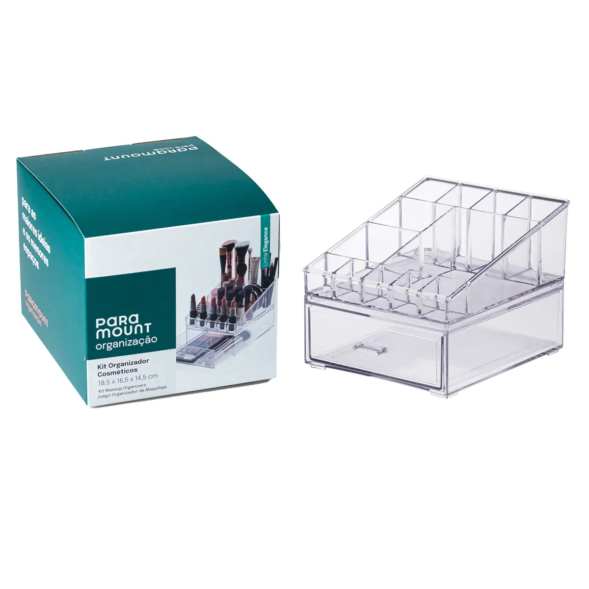Castro Naves - KIT ORGANIZADOR COSMETICO ACRIL. 1 GAV M - 105768 01