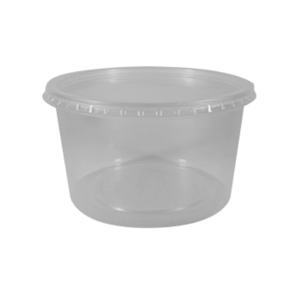 Castro Naves - KIT POTE E TAMPA PP 1000ML REDONDO C/24 UN - 106671 01