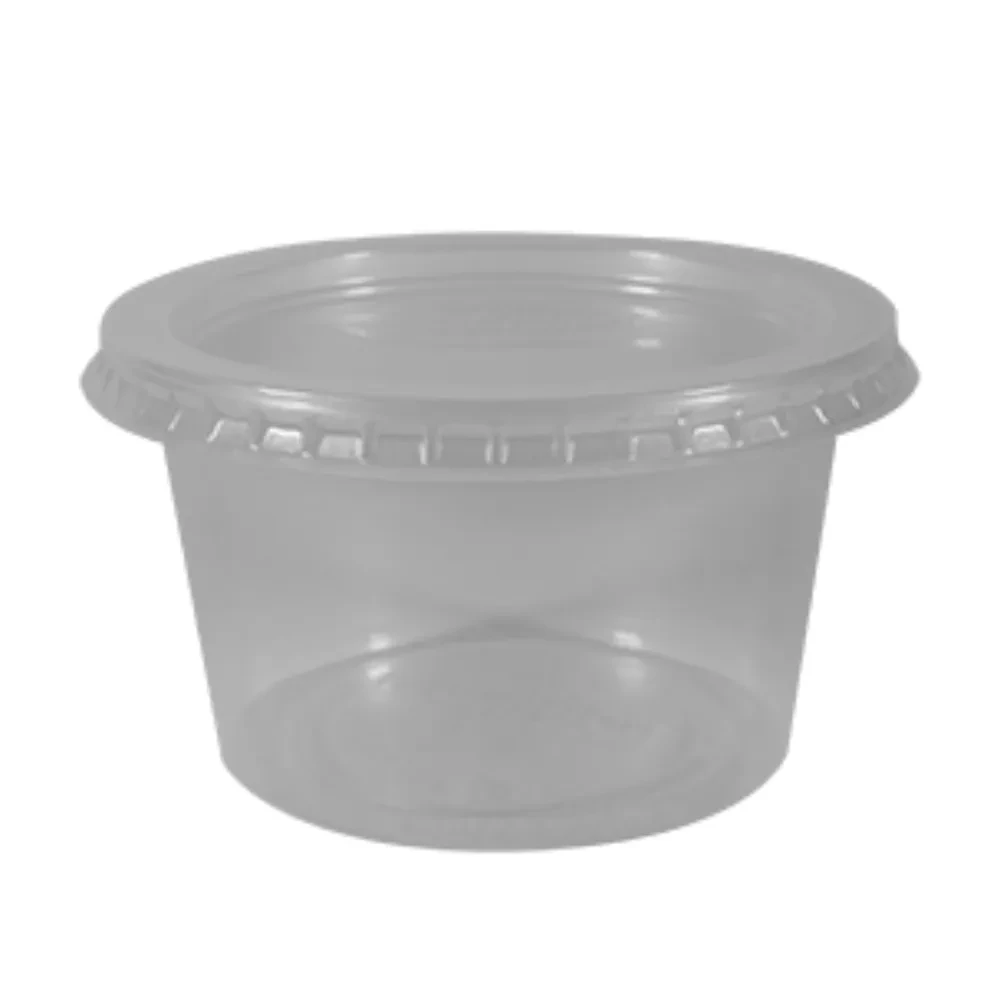 Castro Naves - KIT POTE E TAMPA PP 250ML REDONDO C/24UN - 106669 01