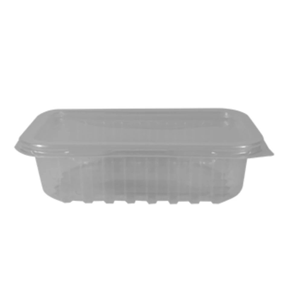 Castro Naves - KIT POTE E TAMPA PP 250ML RETANGULAR C/24 UN - 106672 01