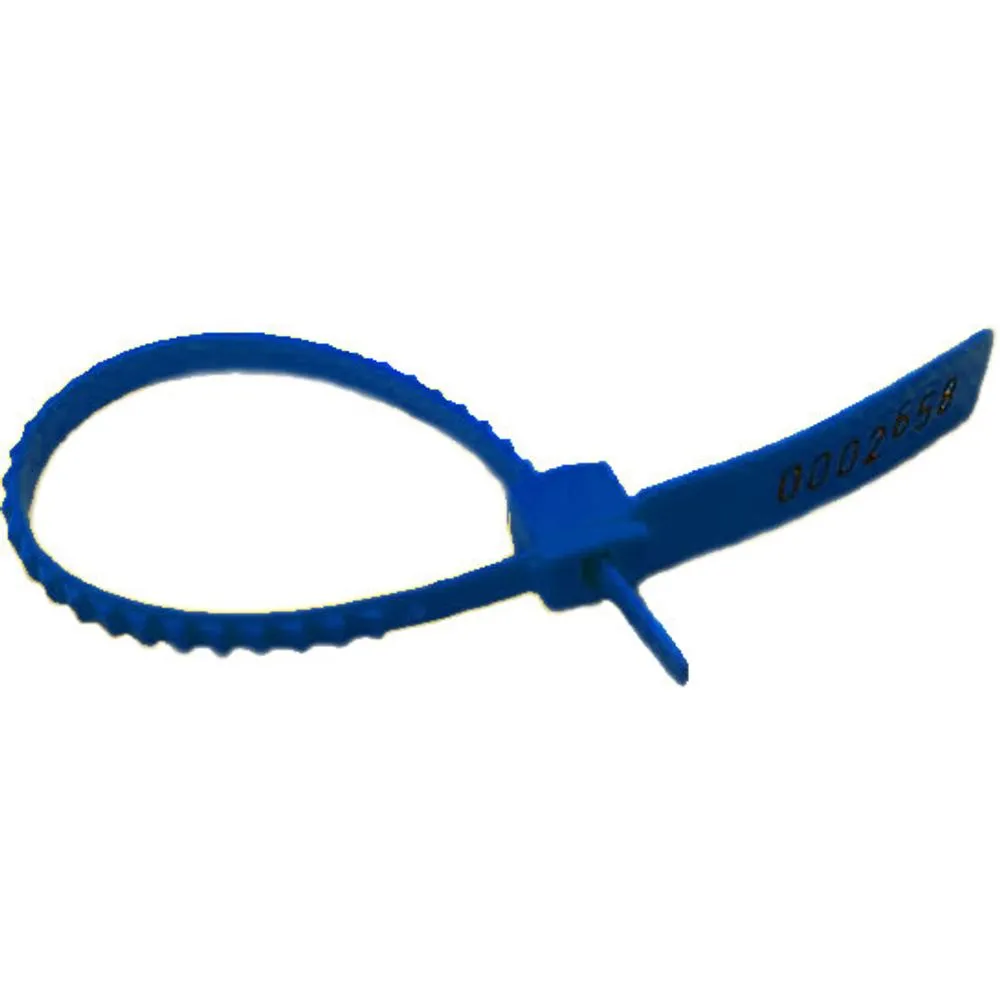 Castro Naves - LACRE PARA MALOTE 16CM AZUL PT/100 - 70151 01