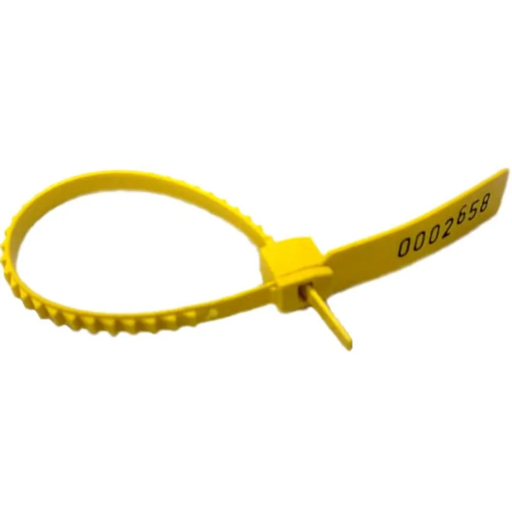 Castro Naves - LACRE PARA MALOTE 23CM AMARELO PT/100 - 57588 01