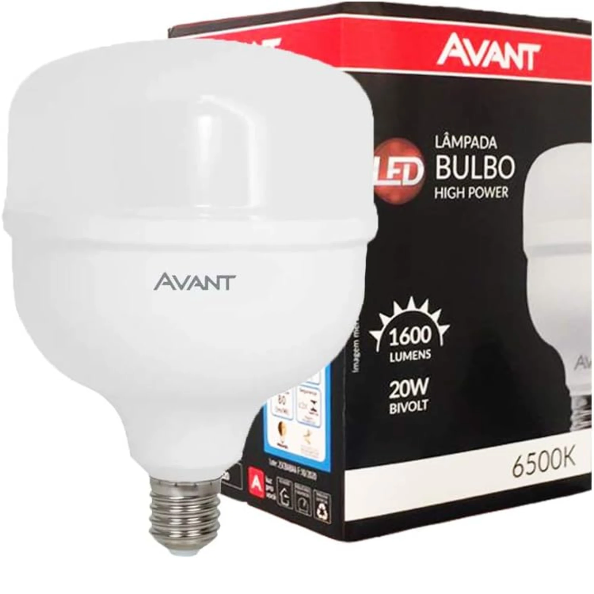 Castro Naves - LAMPADA LED BULBO 20W BRANCA 6500K BIVOLT - 9989 01