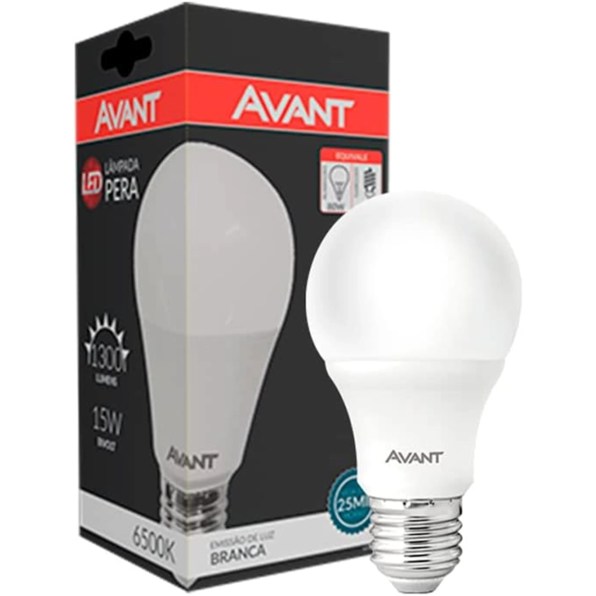 Castro Naves - LAMPADA LED PERA 15W BRANCA 6500K BIVOLT - 8801 01