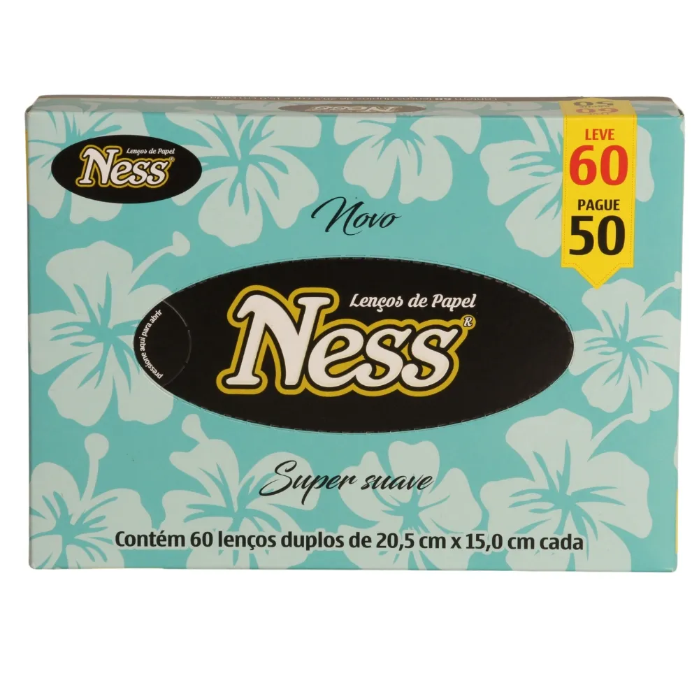 Castro Naves - LENCO DE PAPEL FOLHA DUPLA NESS L60P50 - 13010 01