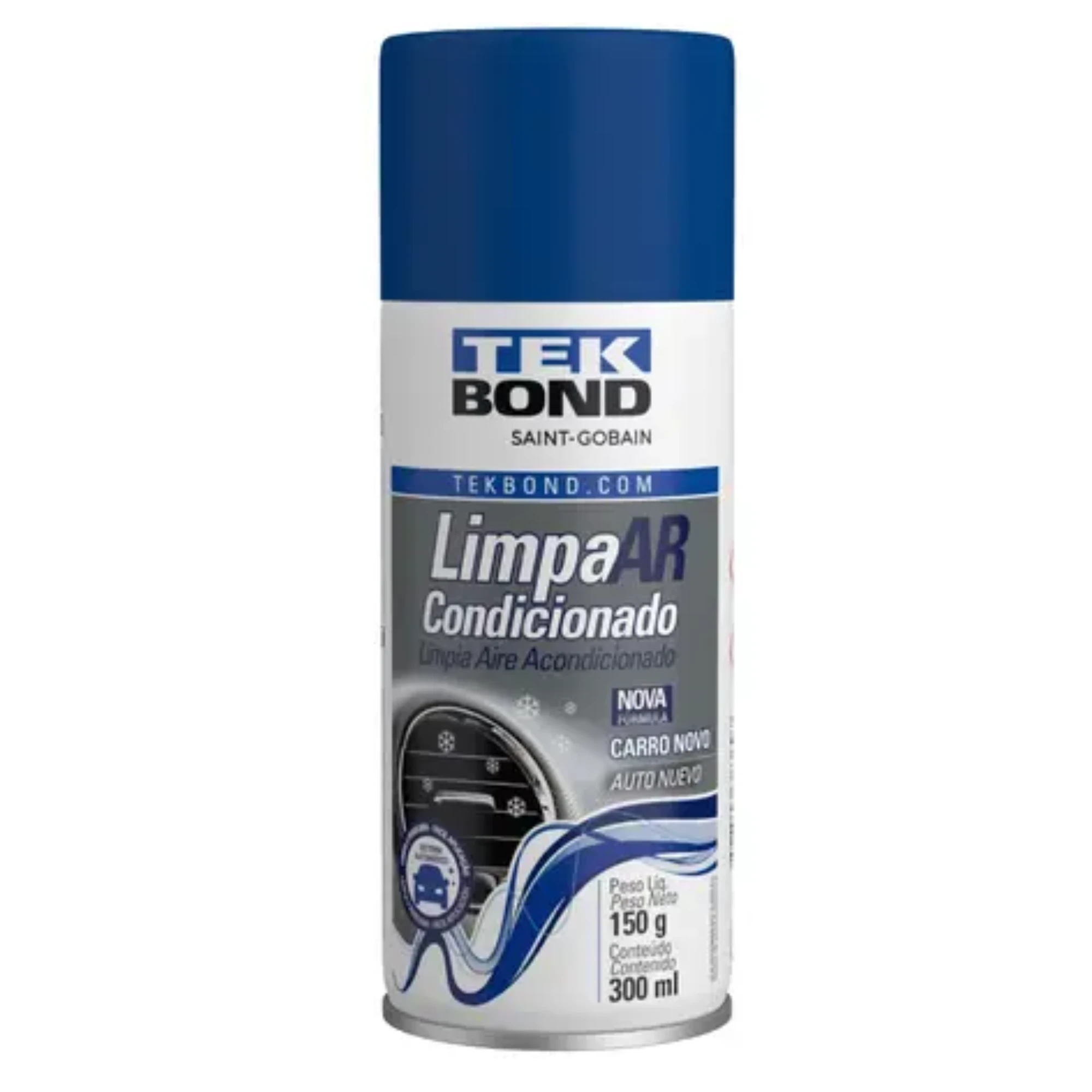 Imagem - Limpa Ar Condicionado Spray Tekbond 300ml Odor Carro Novo