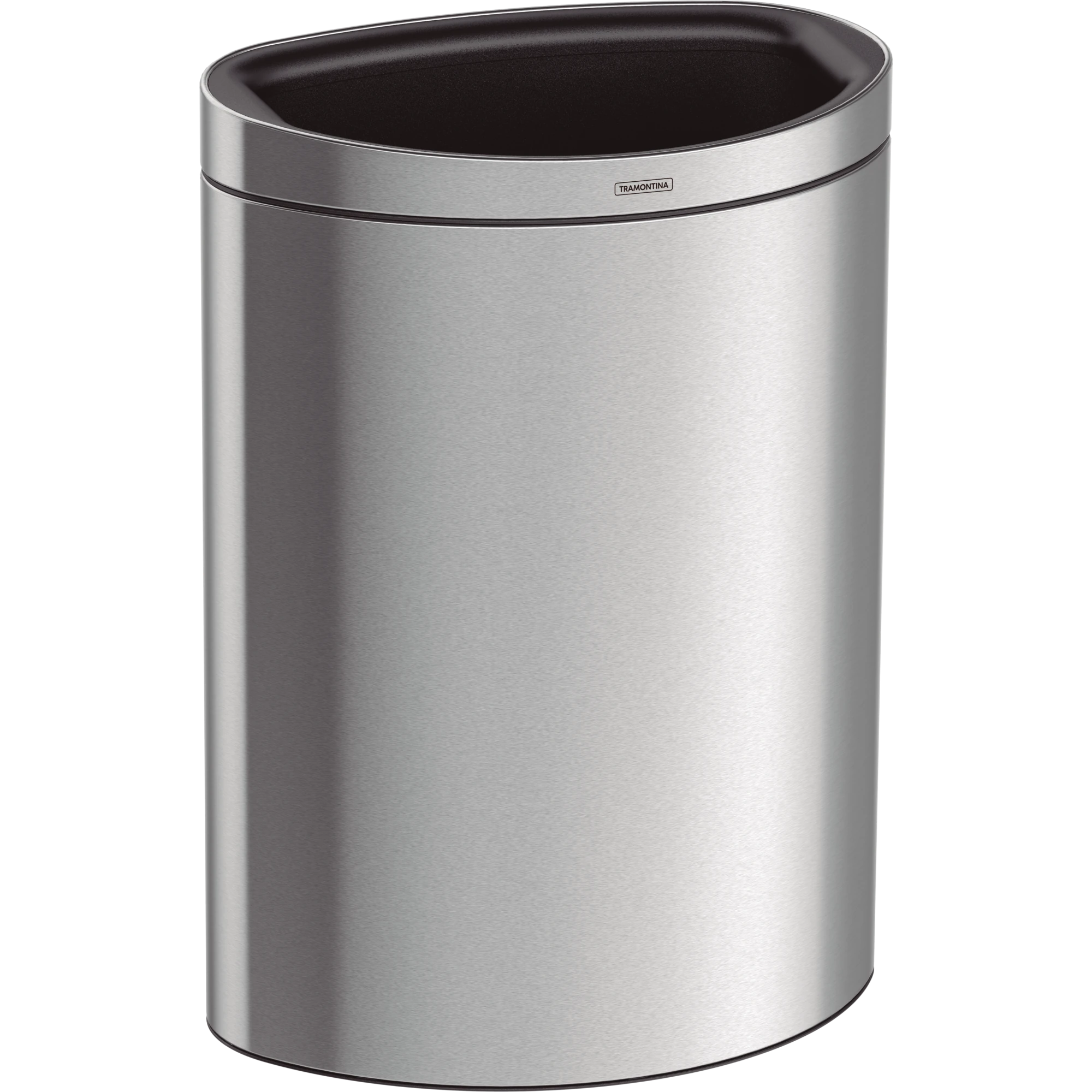 Castro Naves - LIXEIRA INOX 49L COM ARO TIPO D C/BALDE - 16090 01