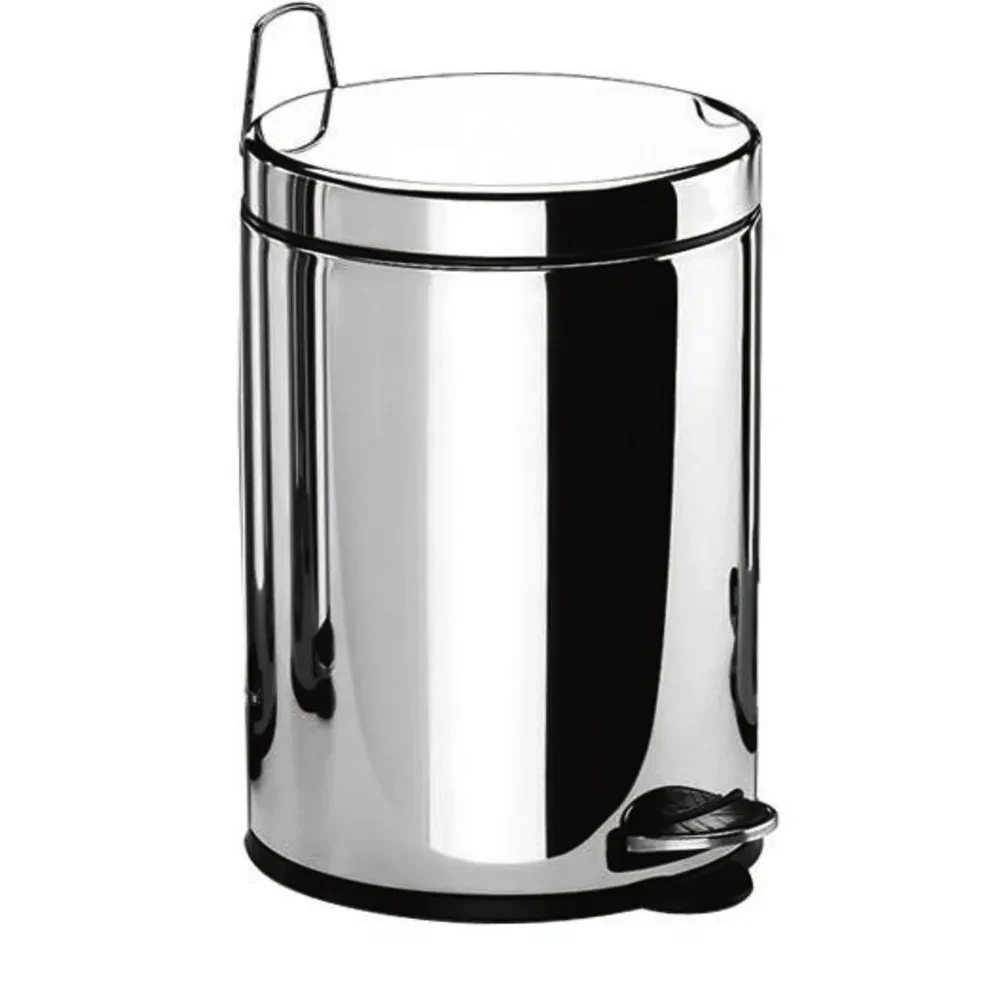Castro Naves - LIXEIRA INOX C/PEDAL 12L RED. C/BALDE DECORL. - 25676 01