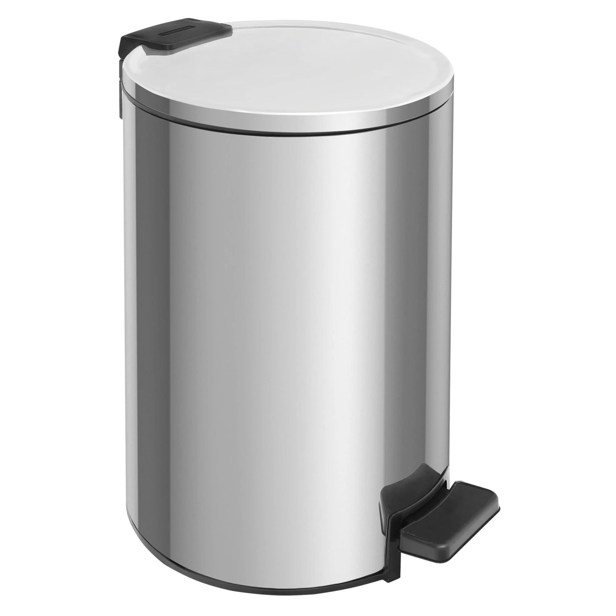 Castro Naves - LIXEIRA INOX C/PEDAL 12L RED. C/BALDE POLIDA - 10116 01