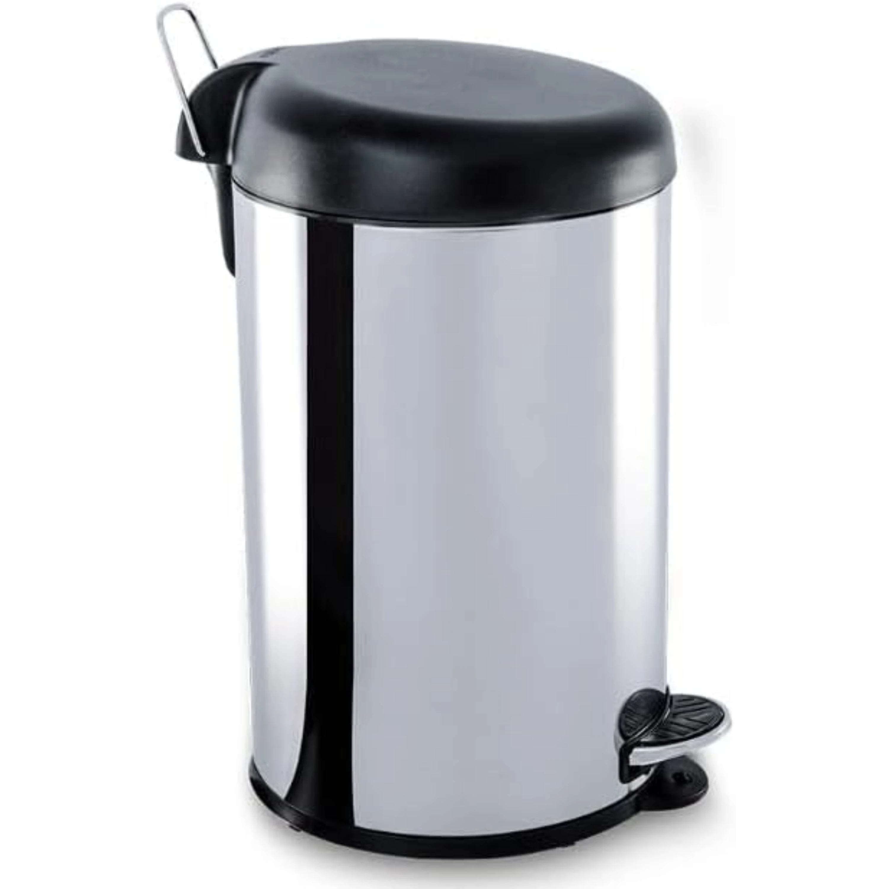 Castro Naves - LIXEIRA INOX C/PEDAL 12L RED. TAMPA PLAST. PR - 15988 01