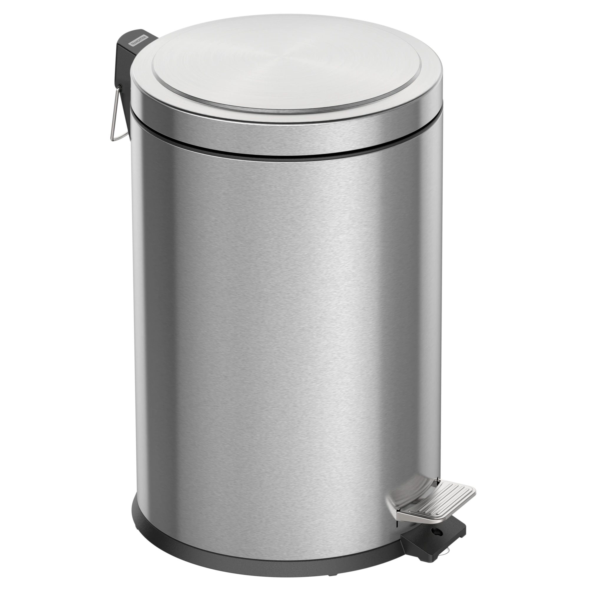 Castro Naves - LIXEIRA INOX C/PEDAL 20L RED. C/BALDE BRASIL - 9624 01
