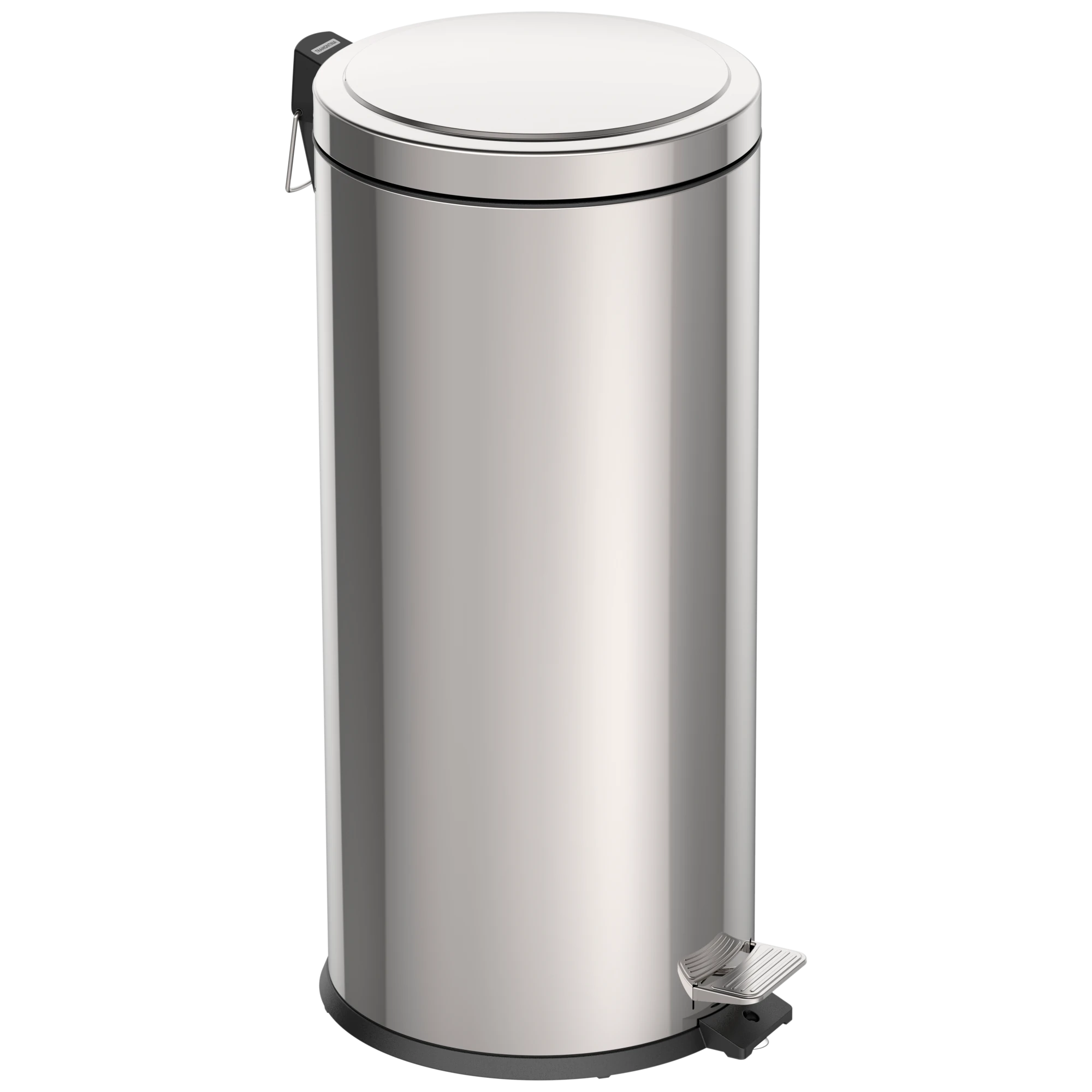 Castro Naves - LIXEIRA INOX C/PEDAL 30L RED. C/BALDE POLIDA - 100453 01