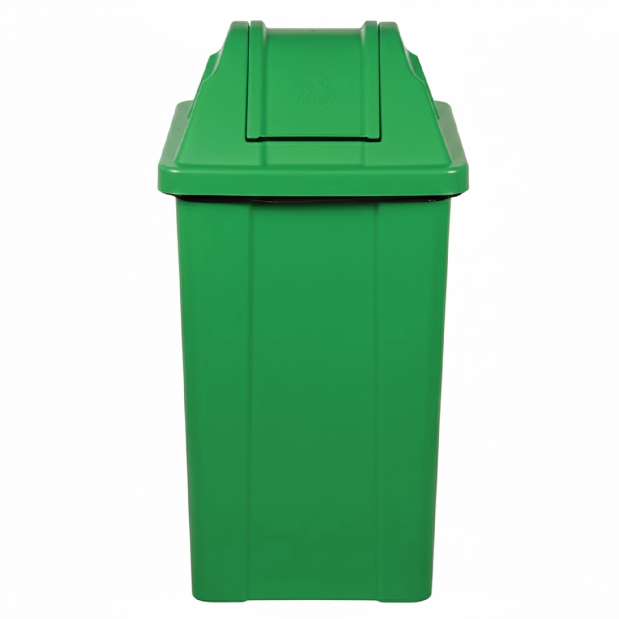Castro Naves - LIXEIRA PLAST. 100L QDA. VERDE C/TPA BASCUL. - 9532 01