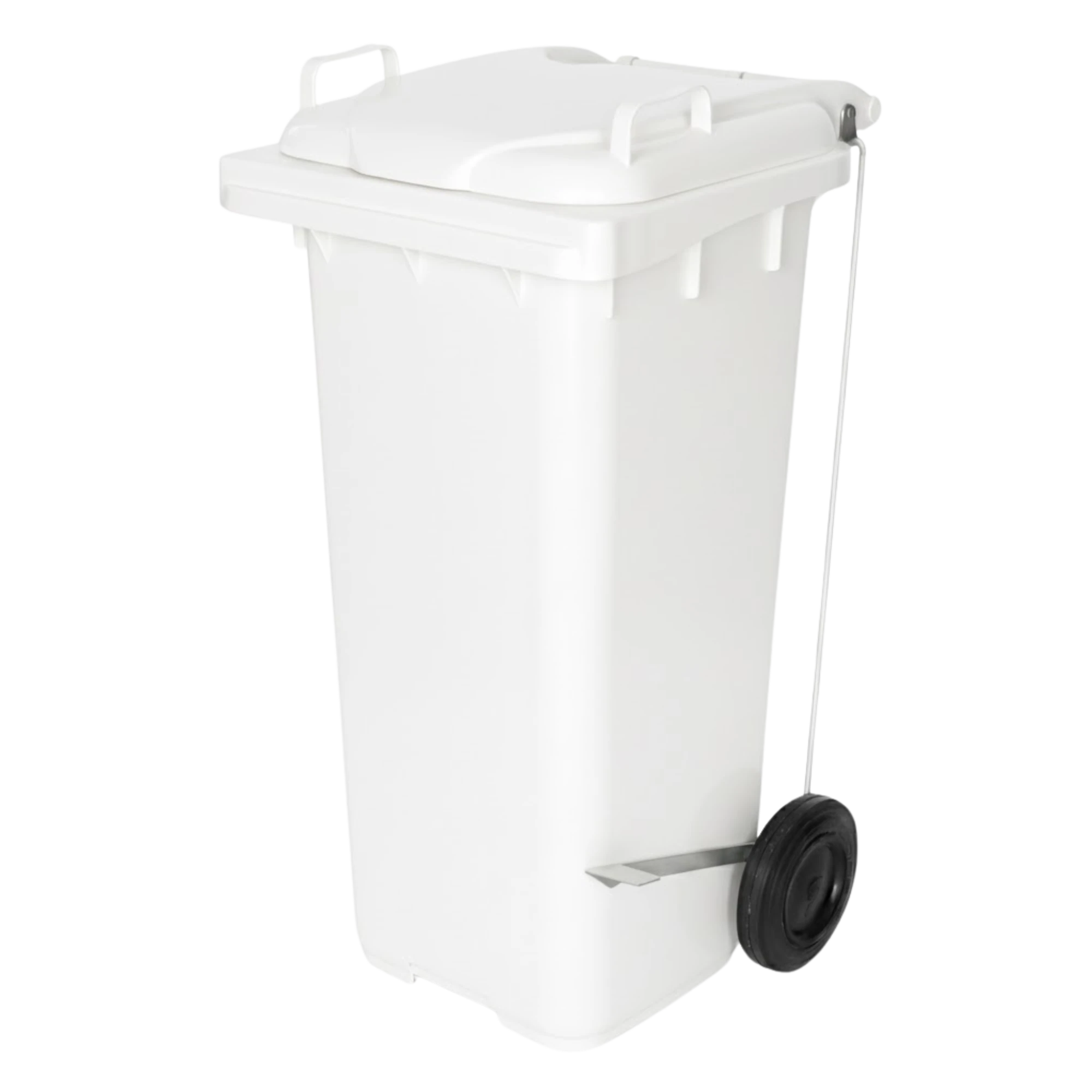 Castro Naves - LIXEIRA PLAST. 120L QUAD. C/ RODAS E PEDAL BR - 11451 01