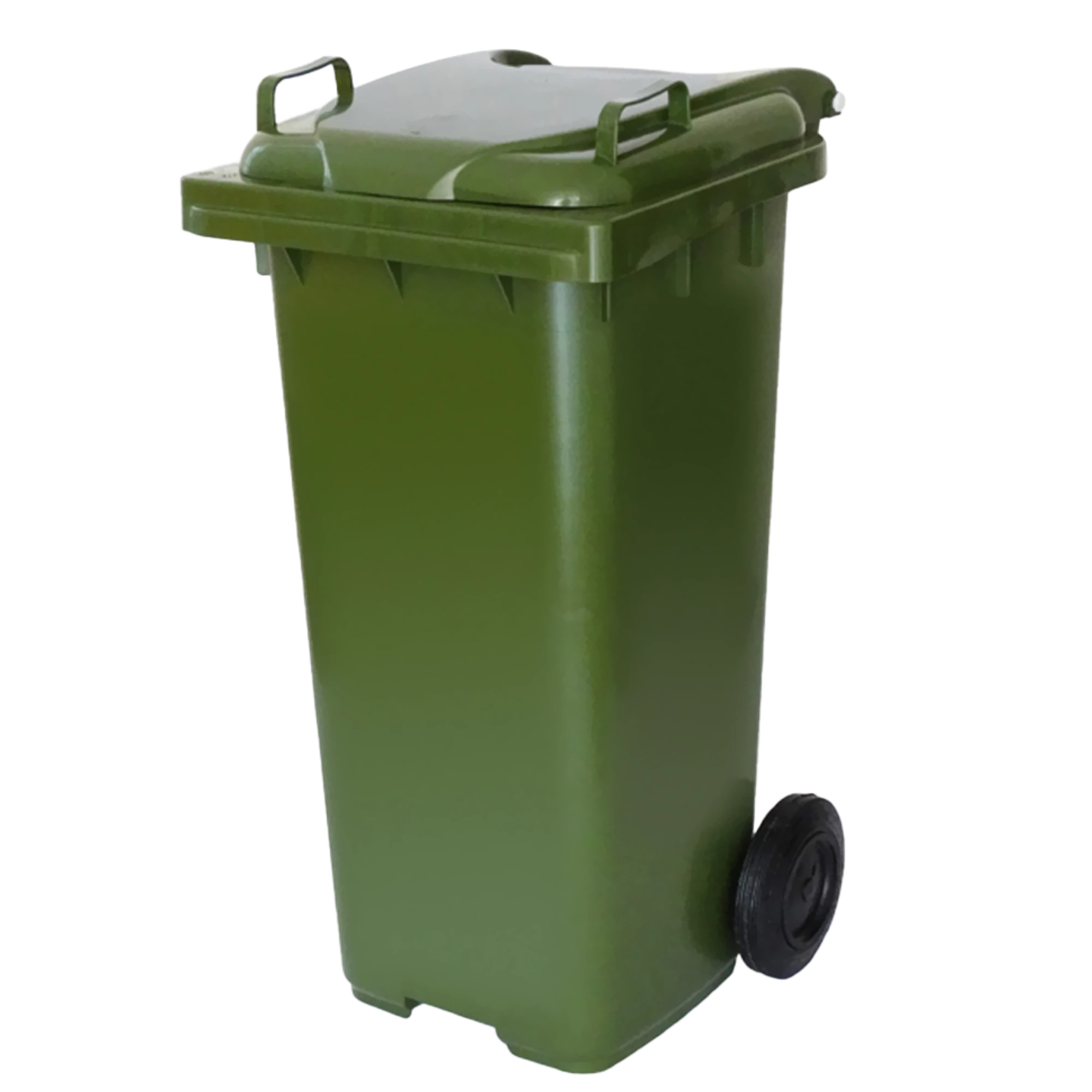 Castro Naves - LIXEIRA PLAST. 120L QUAD. C/ RODAS S/PEDAL VD - 11442 01
