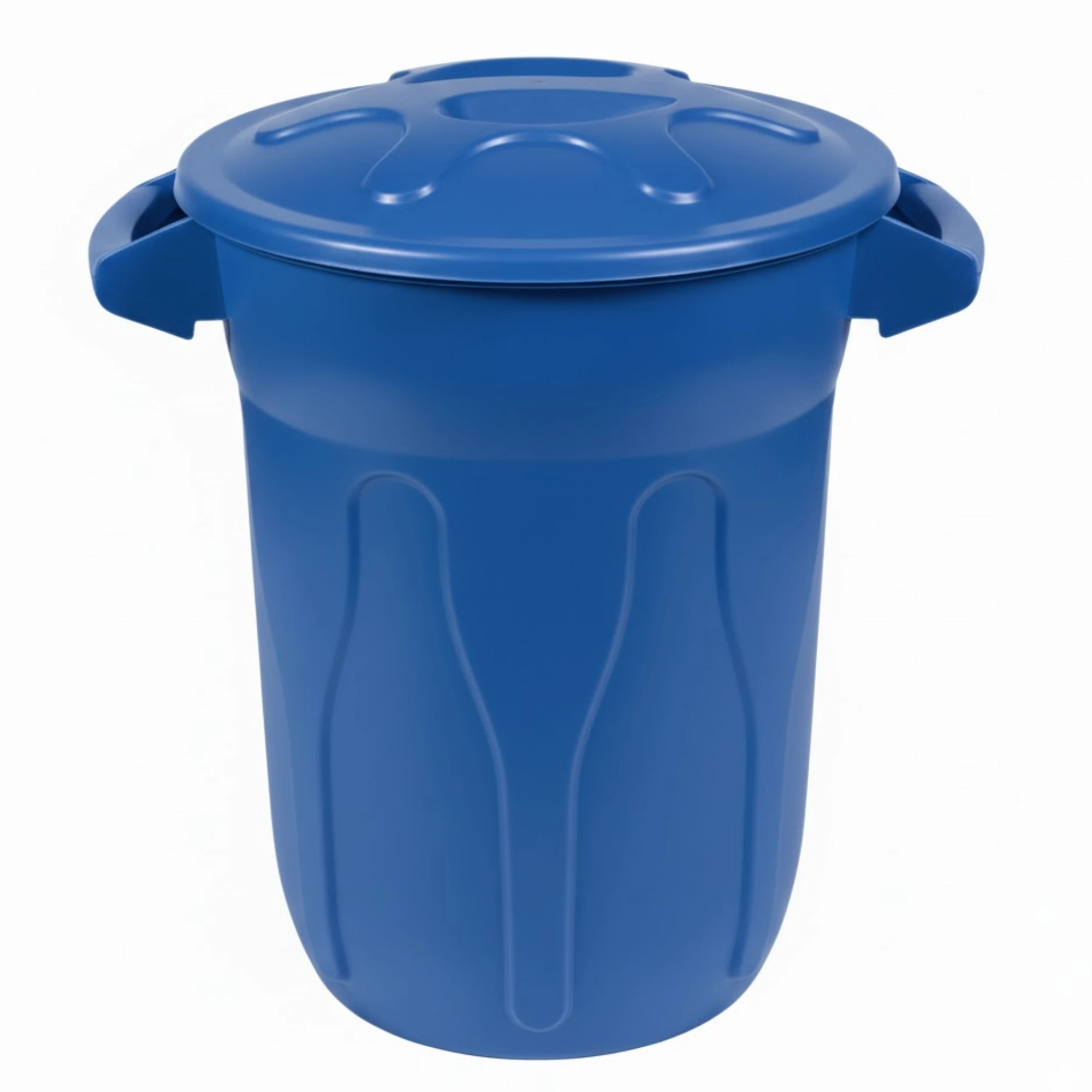 Castro Naves - LIXEIRA PLAST. 20L REDONDA AZUL C/TAMPA - 105577 01