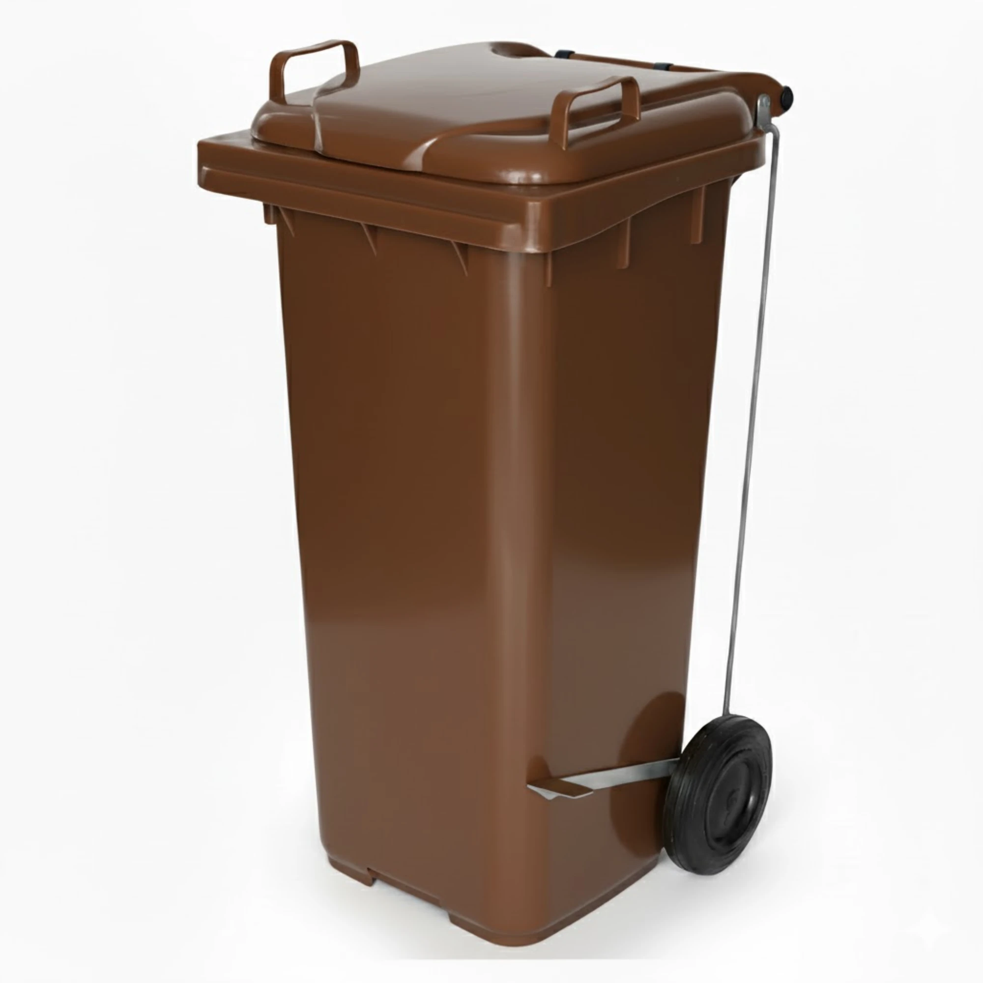 Castro Naves - LIXEIRA PLAST. 240L QUAD. C/ RODAS E PEDAL MA - 11526 01