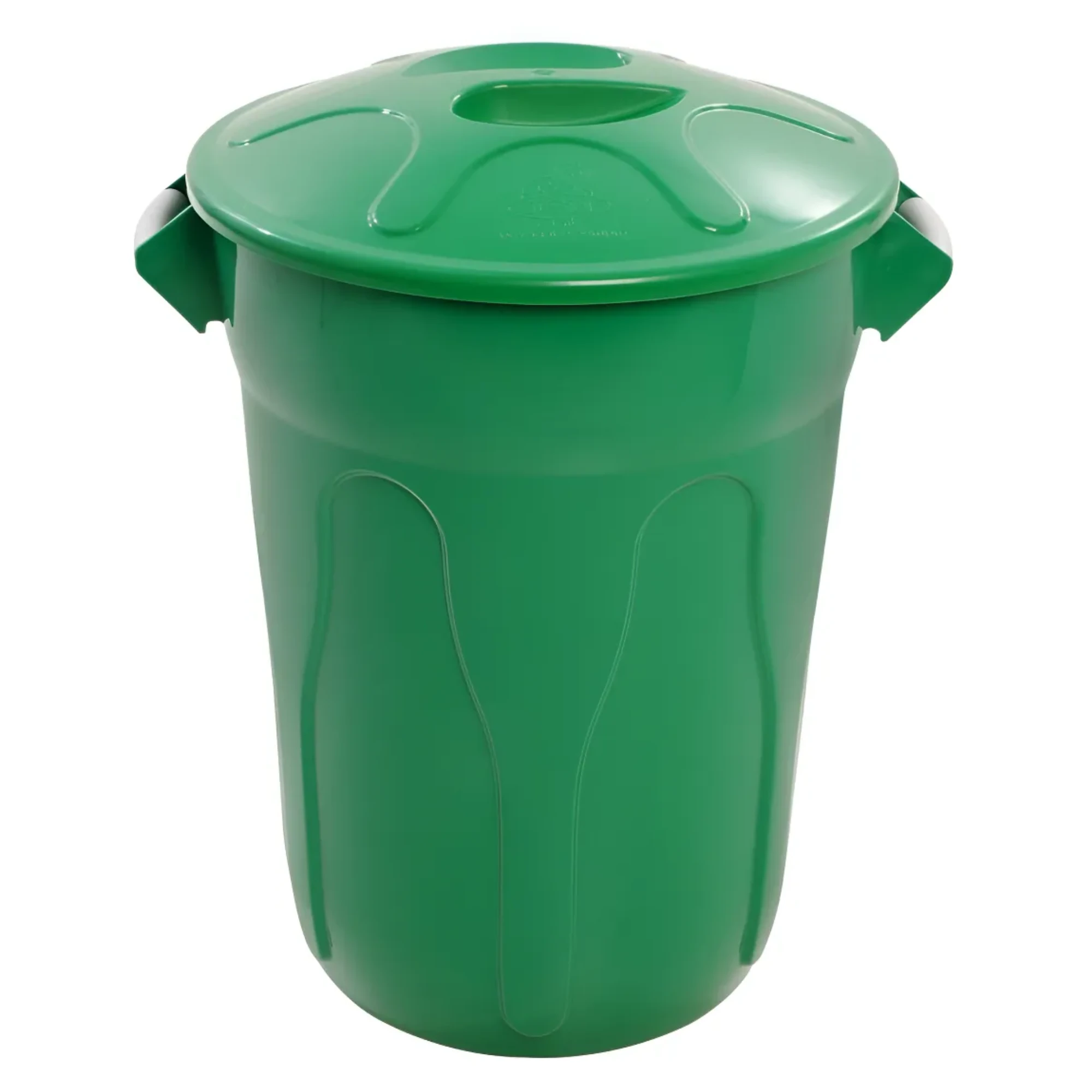 Castro Naves - LIXEIRA PLAST. 40L REDONDA VERDE C/TAMPA - 105585 01
