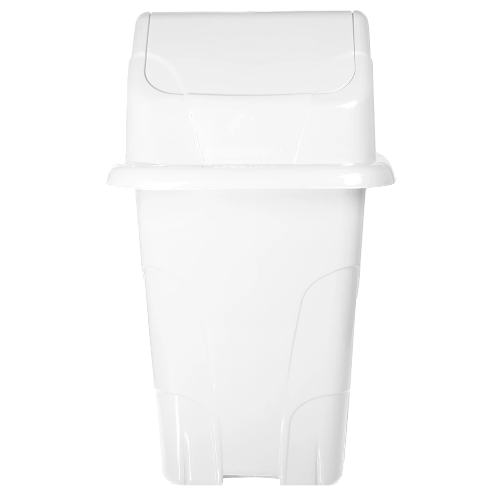 Castro Naves - LIXEIRA PLAST.  50L BRANCA C/TPA. BASCUL. - 44537 01