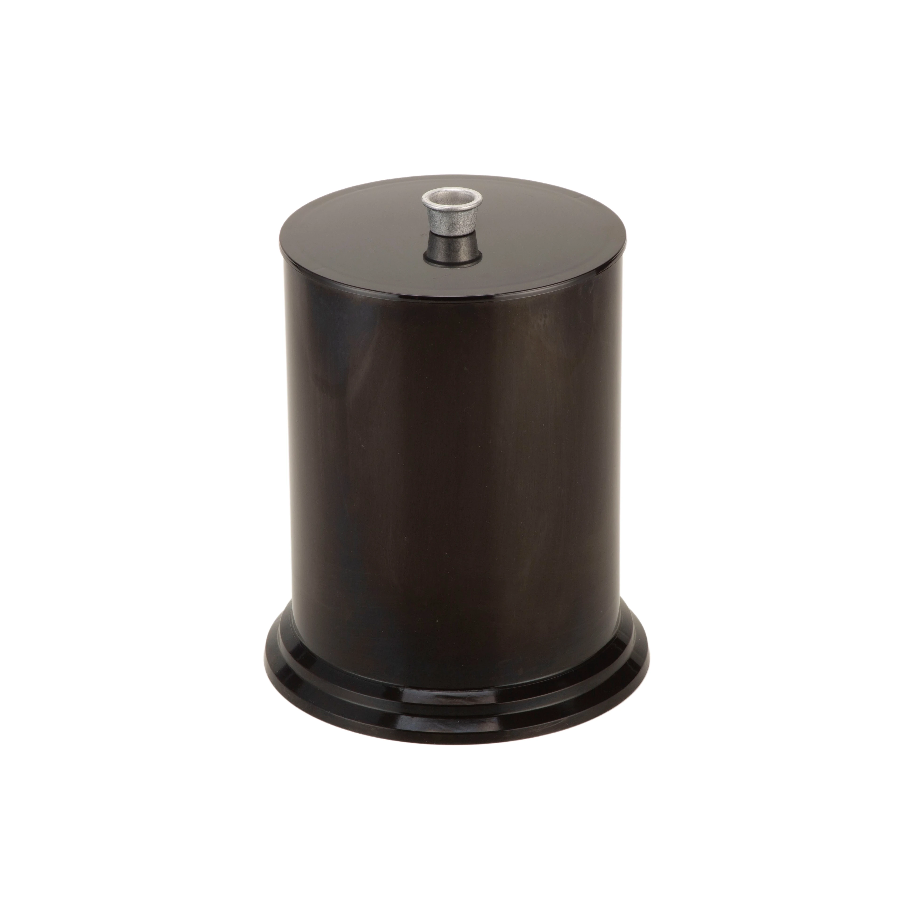 Castro Naves - LIXEIRA PLAST. 5L REDONDA PRETA C/TPA PRETA - 8881 01
