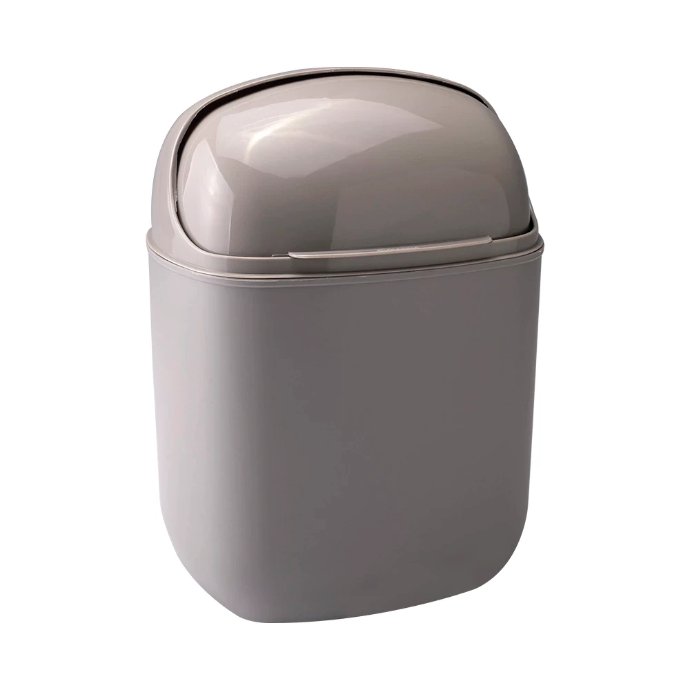 Castro Naves - LIXEIRA PLAST. 9,3L QDA. CINZA C/TPA RETRATIL - 9988 01