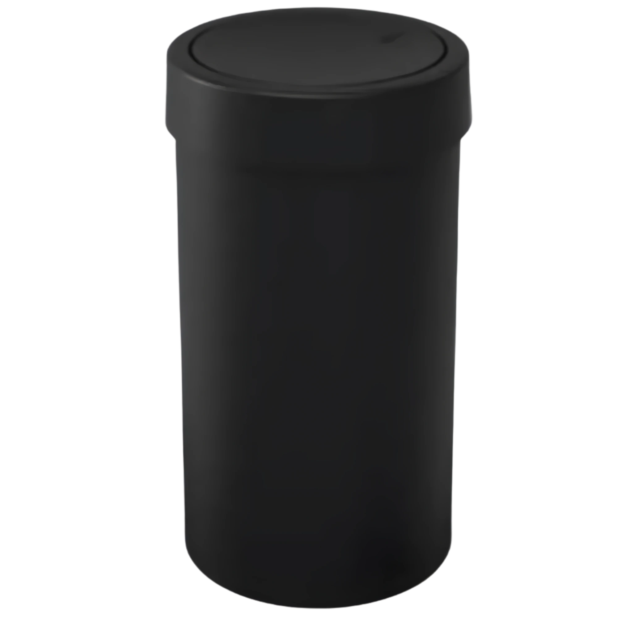 Castro Naves - LIXEIRA PLAST. 9L REDONDA PRETA C/TPA BASC. - 9797 01