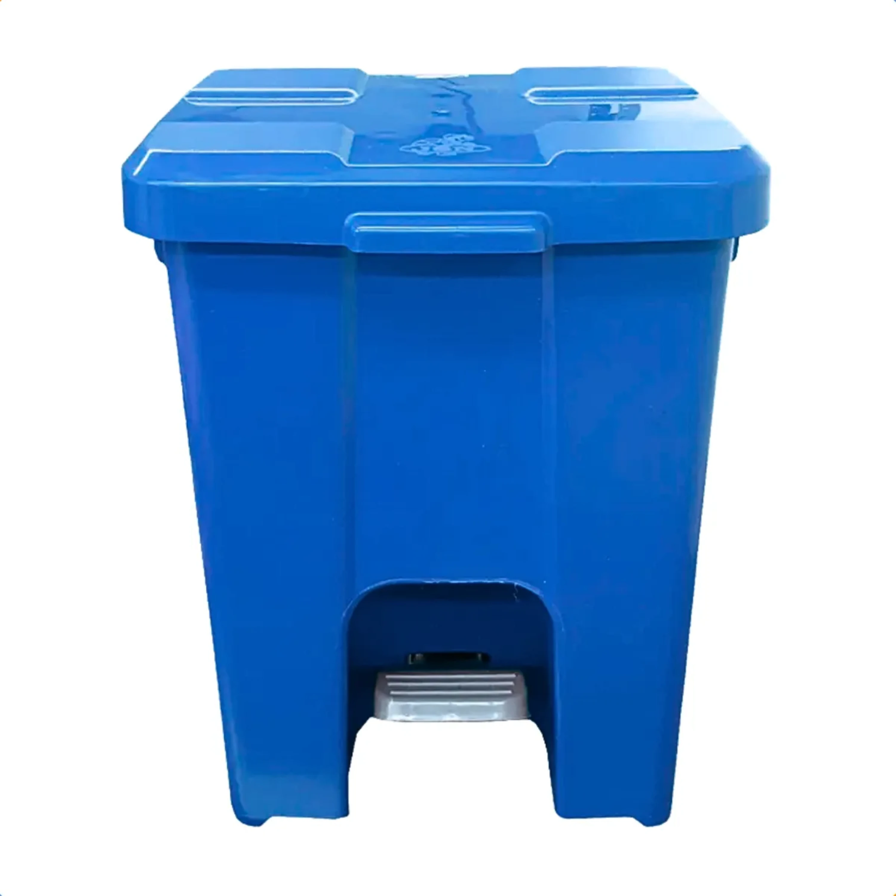 Imagem - Lixeira Plástica Quadrada com Pedal cor Azul 30 Litros P30a JSN