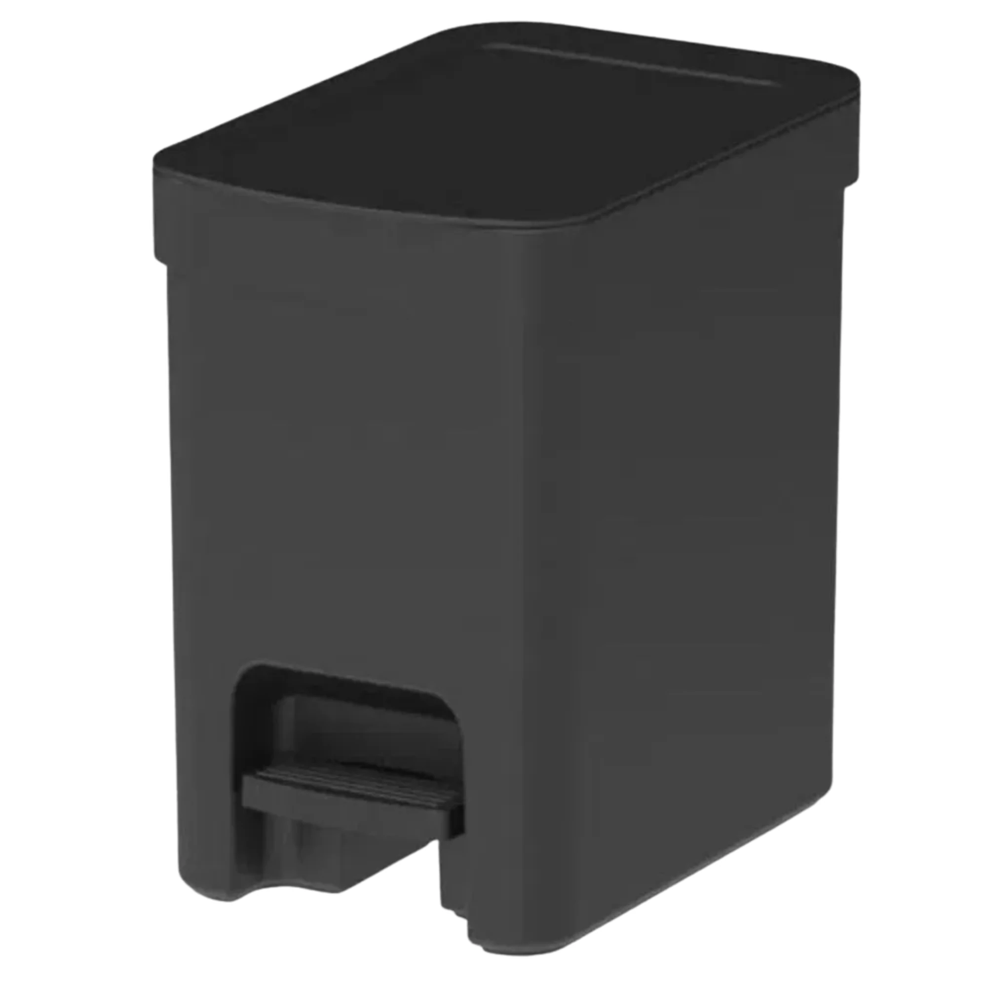 Castro Naves - LIXEIRA PLAST. C/PEDAL 6L QUAD. TRIUM PRETA - 15937 01