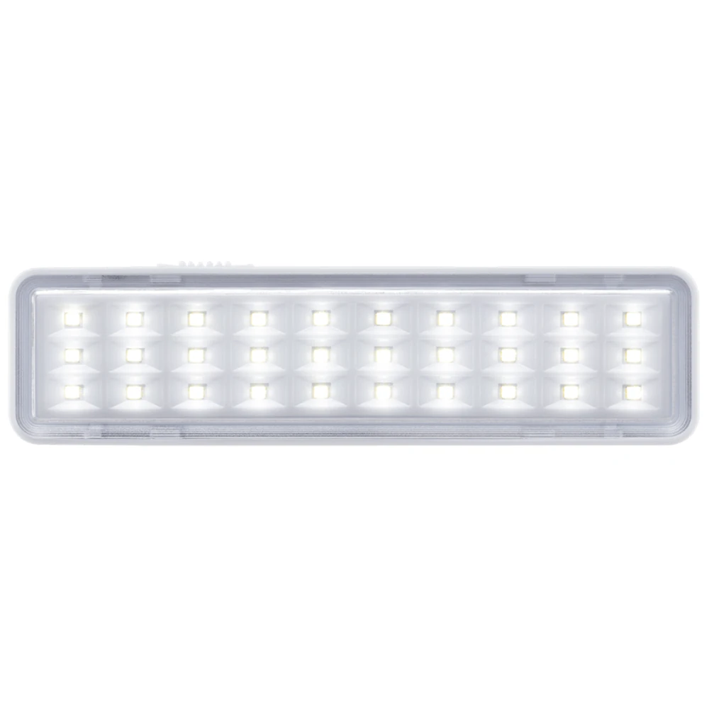 Imagem - Luminária de Emergência Autônoma LEA 30 Bivolt 100 lumens, Sistema Antifurto, Autonomia de até 6h. Ambientes até 30 m²