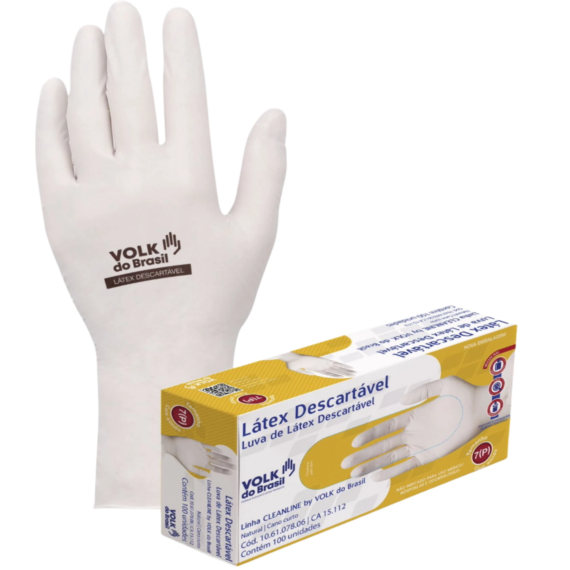 Castro Naves - LUVA LATEX DESC. USO GERAL COM PO P CX/100 - 10836 01