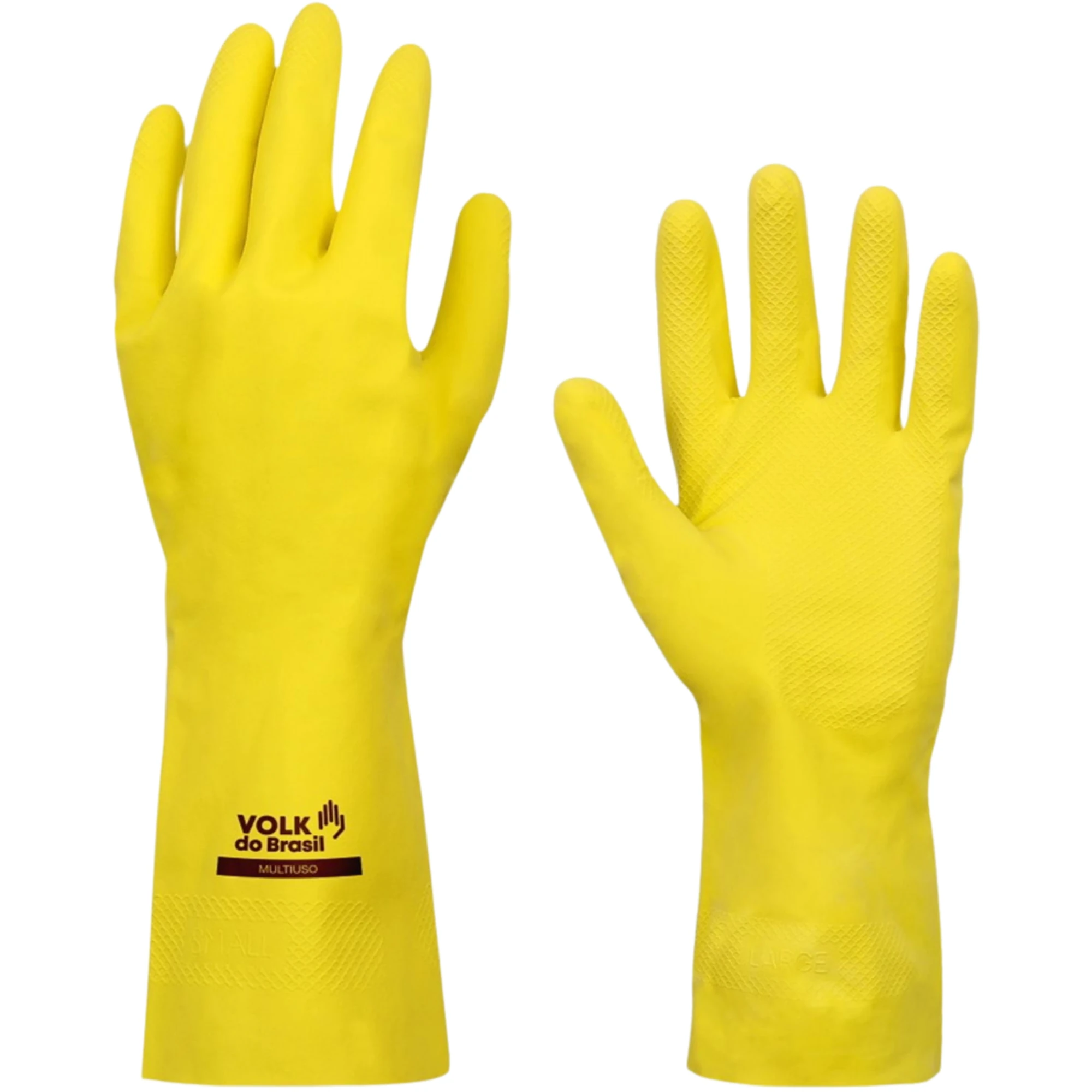 Castro Naves - LUVA LATEX MULTIUSO SLIM AMARELA M - 10858 01