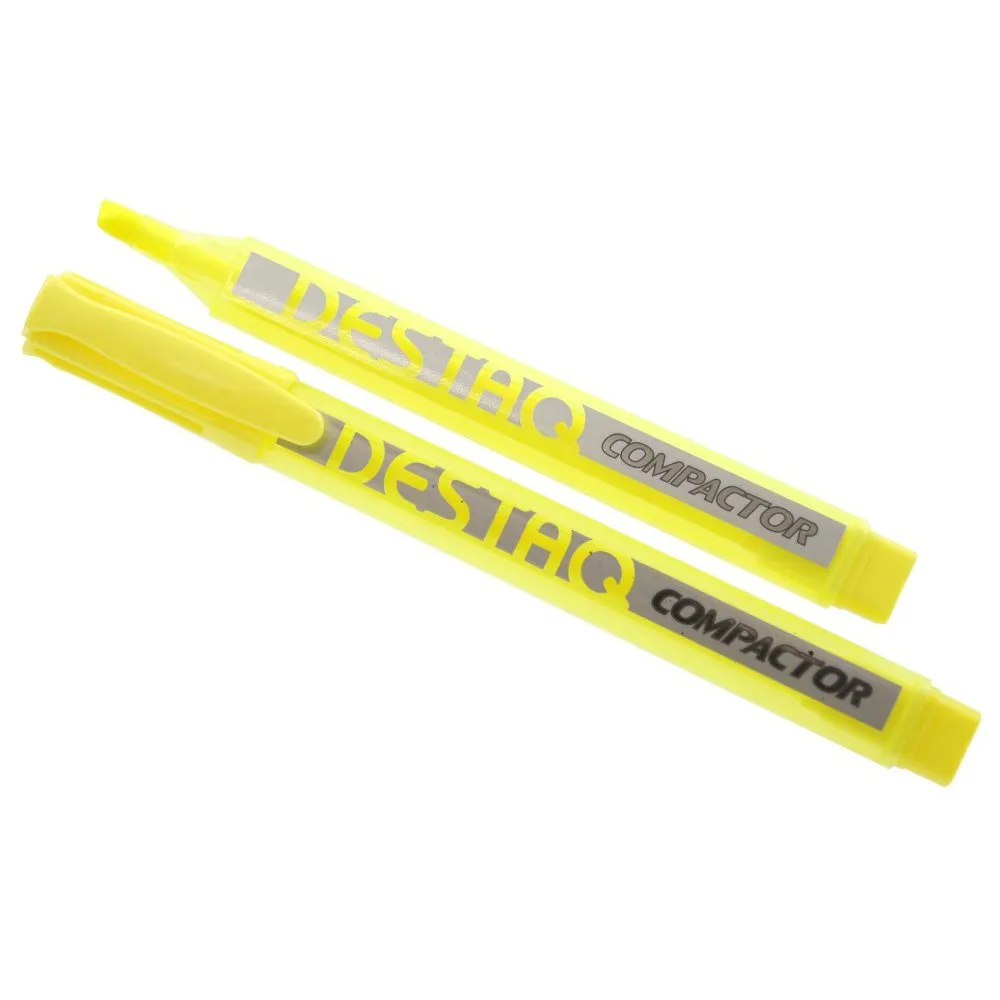 Castro Naves - MARCA TEXTO DESTAQ COMPACTOR AMARELO - 101162 01