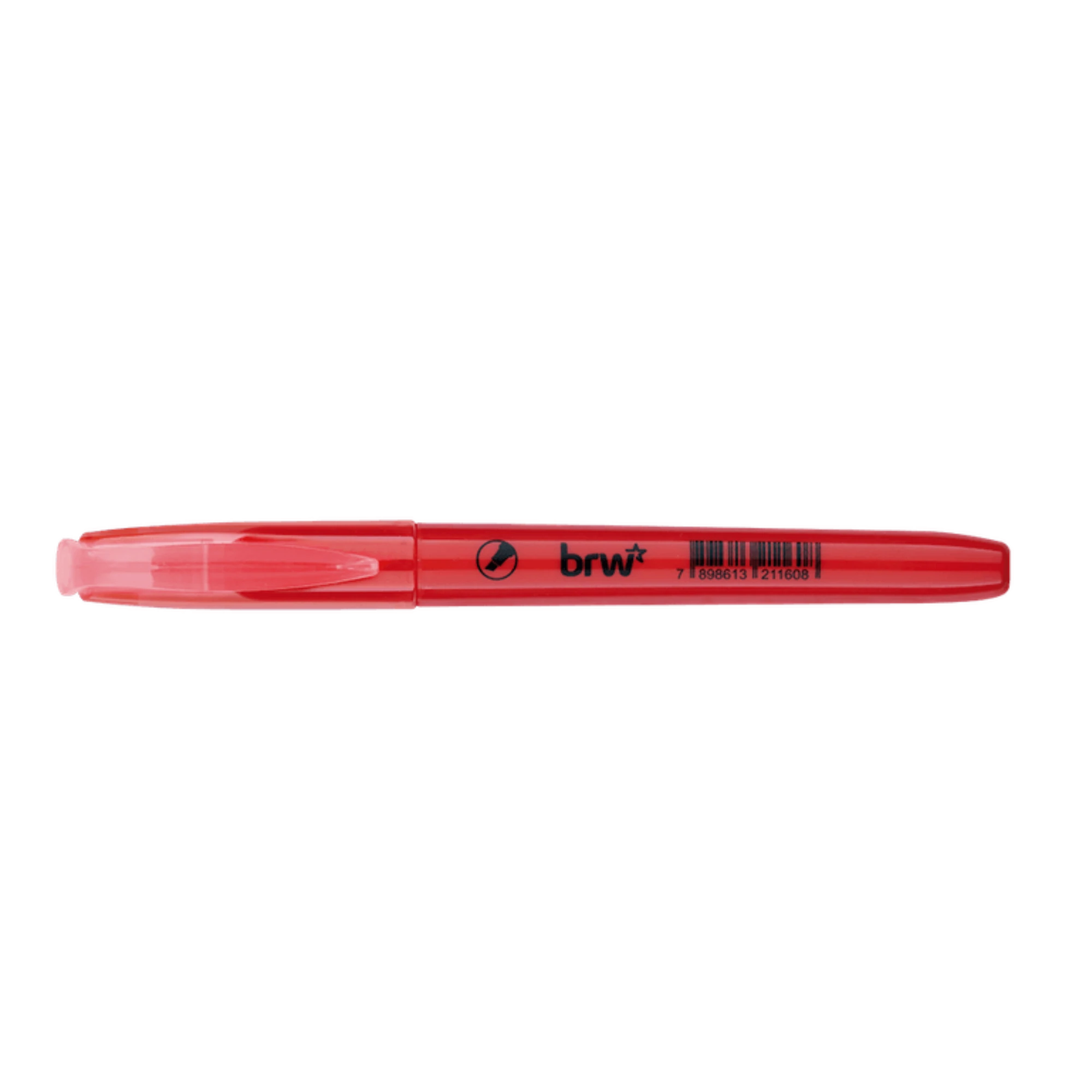 Castro Naves - MARCA TEXTO FLUORESCENTE VERMELHO - BRW - 9138 01