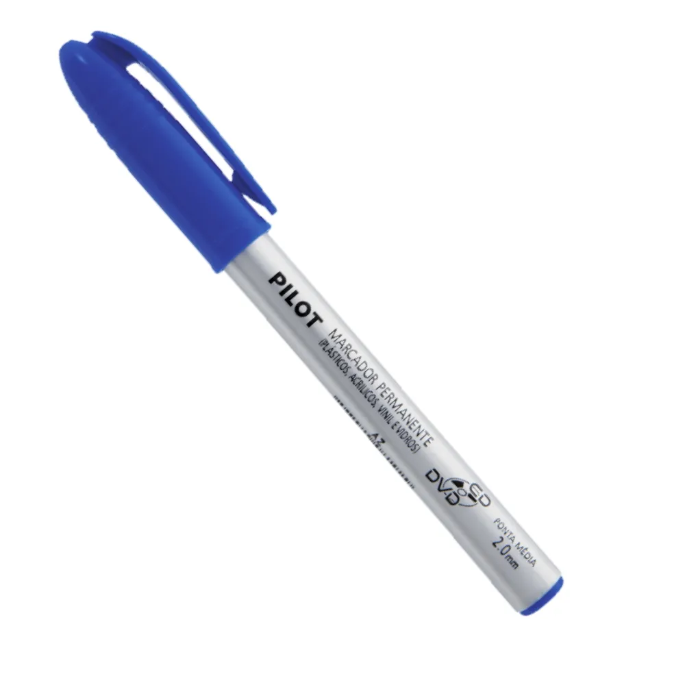 Castro Naves - MARCADOR PERMANENTE CD/DVD 2.0mm AZUL  - 34249 01