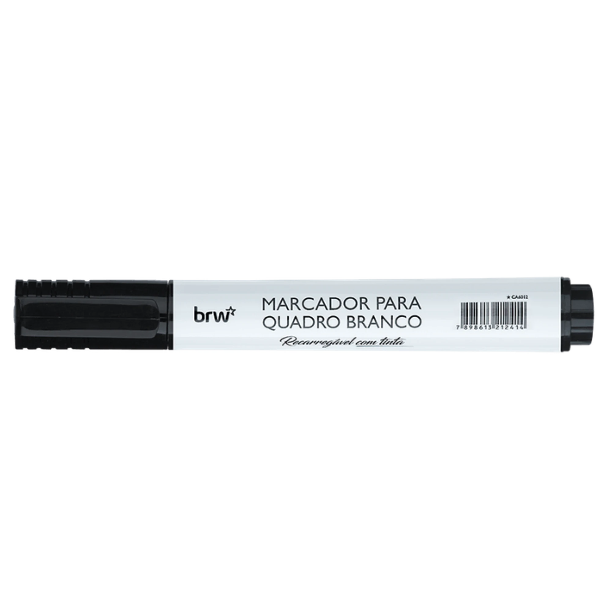 Castro Naves - MARCADOR DE QUADRO BCO RECAR. TINTA PRETO - 9144 01