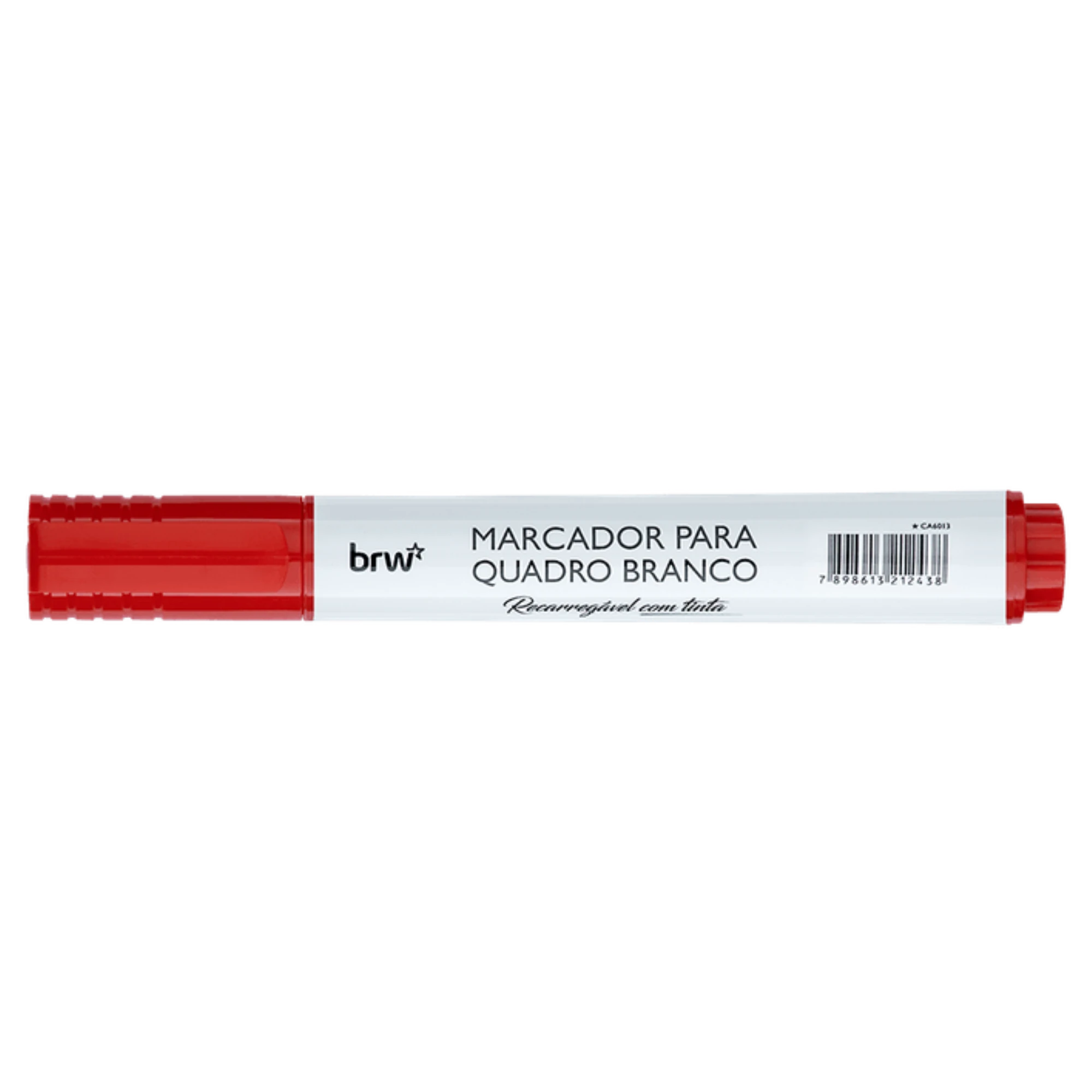 Castro Naves - MARCADOR DE QUADRO BCO RECAR. TINTA VERM. - 9145 01