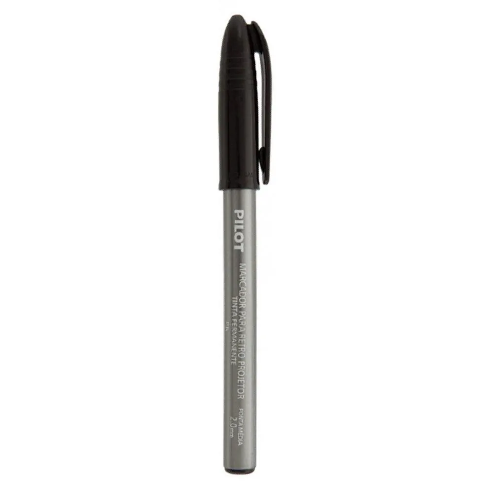 Castro Naves - MARCADOR RETROPROJETOR 2.0mm PRETO - 33159 01