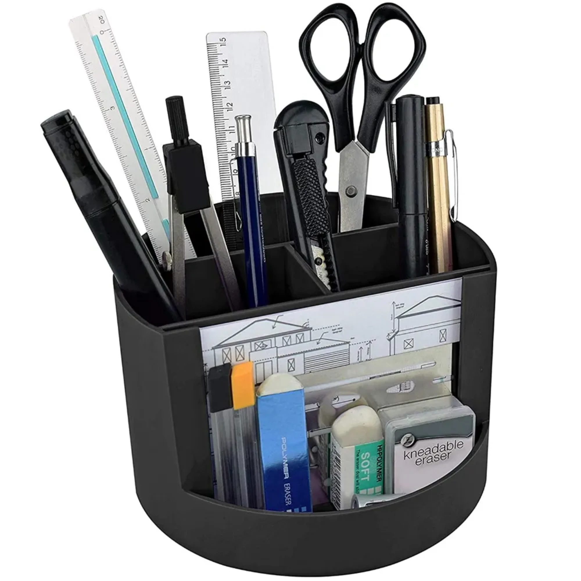 Castro Naves - MIX ORGANIZER ORGANIZADOR DE MESA PRETO - 14297 01