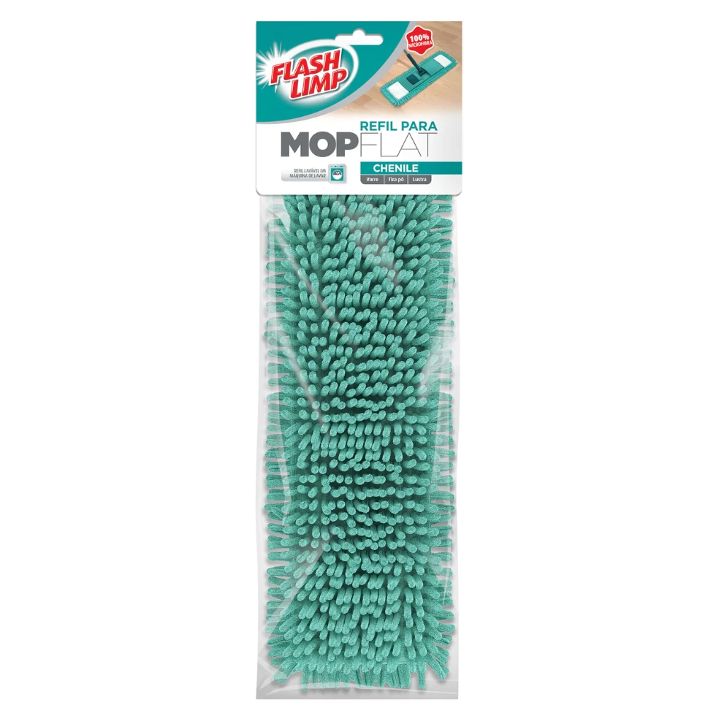 Castro Naves - MOP FLAT CHENILE 39CM CABO TELESCOP. 120CM - 10630 01