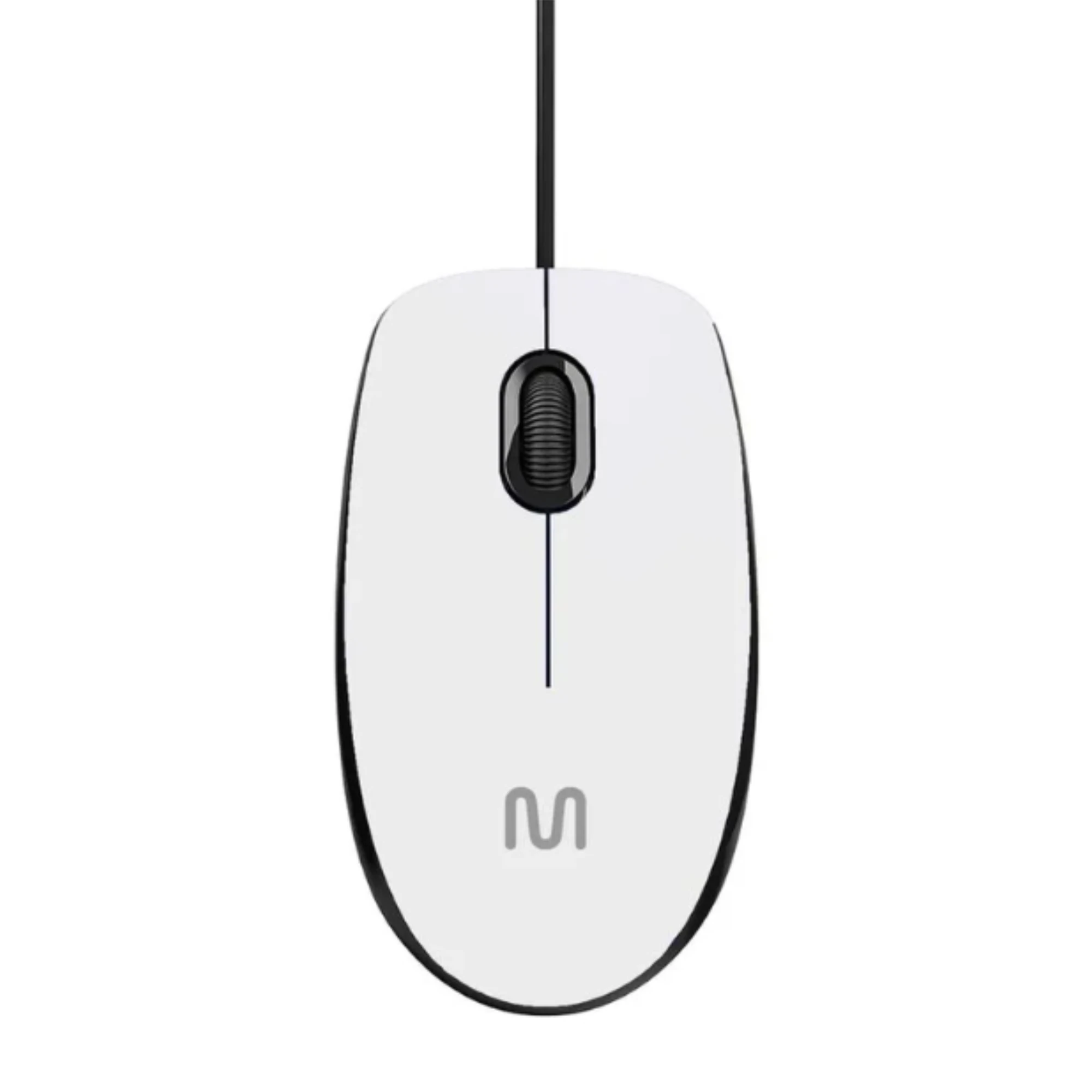 Imagem - Mouse com Fio MF400 180cm Clique Silencioso USB 1200dpi Branco Multi MO389